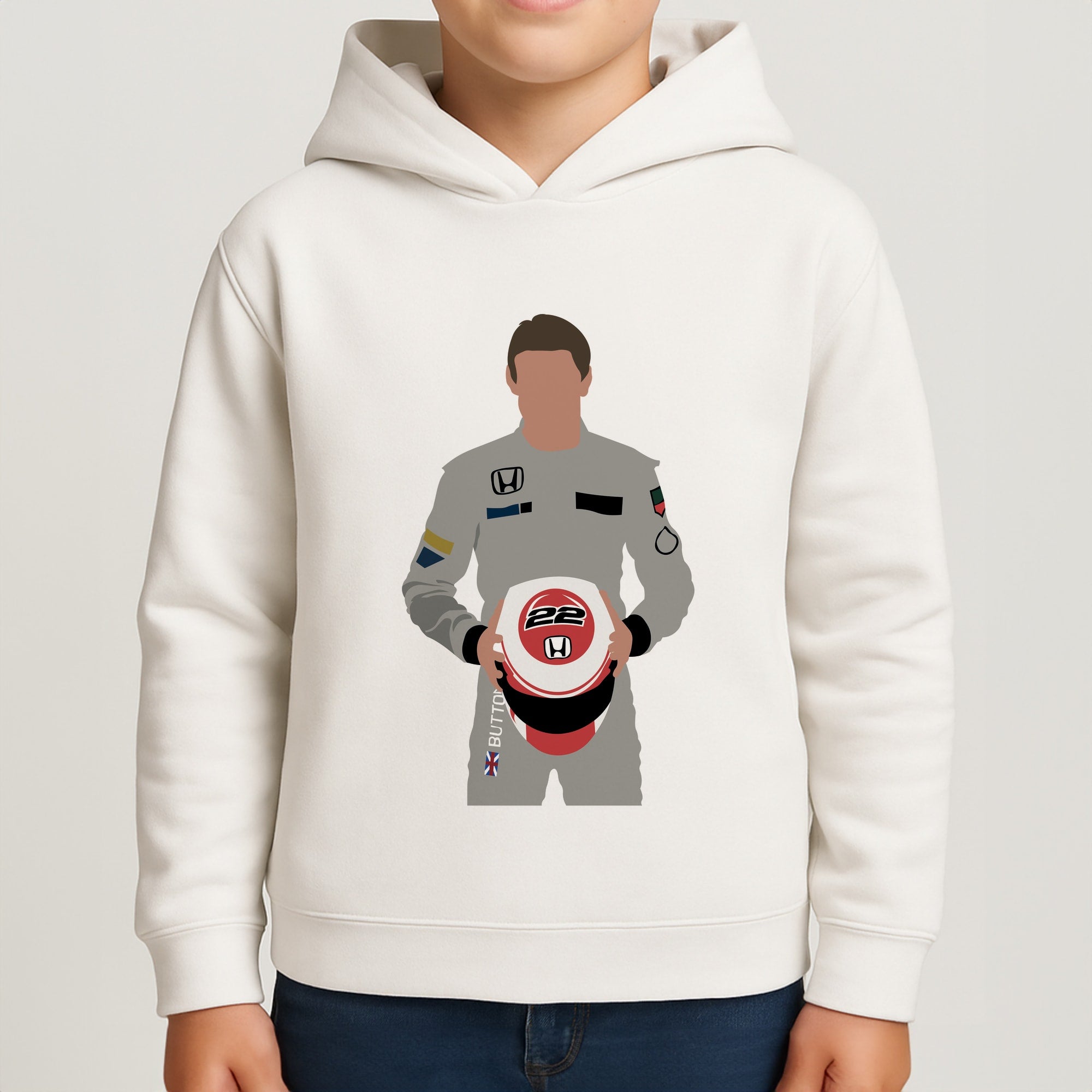 Button - F1 Boys Hoodie