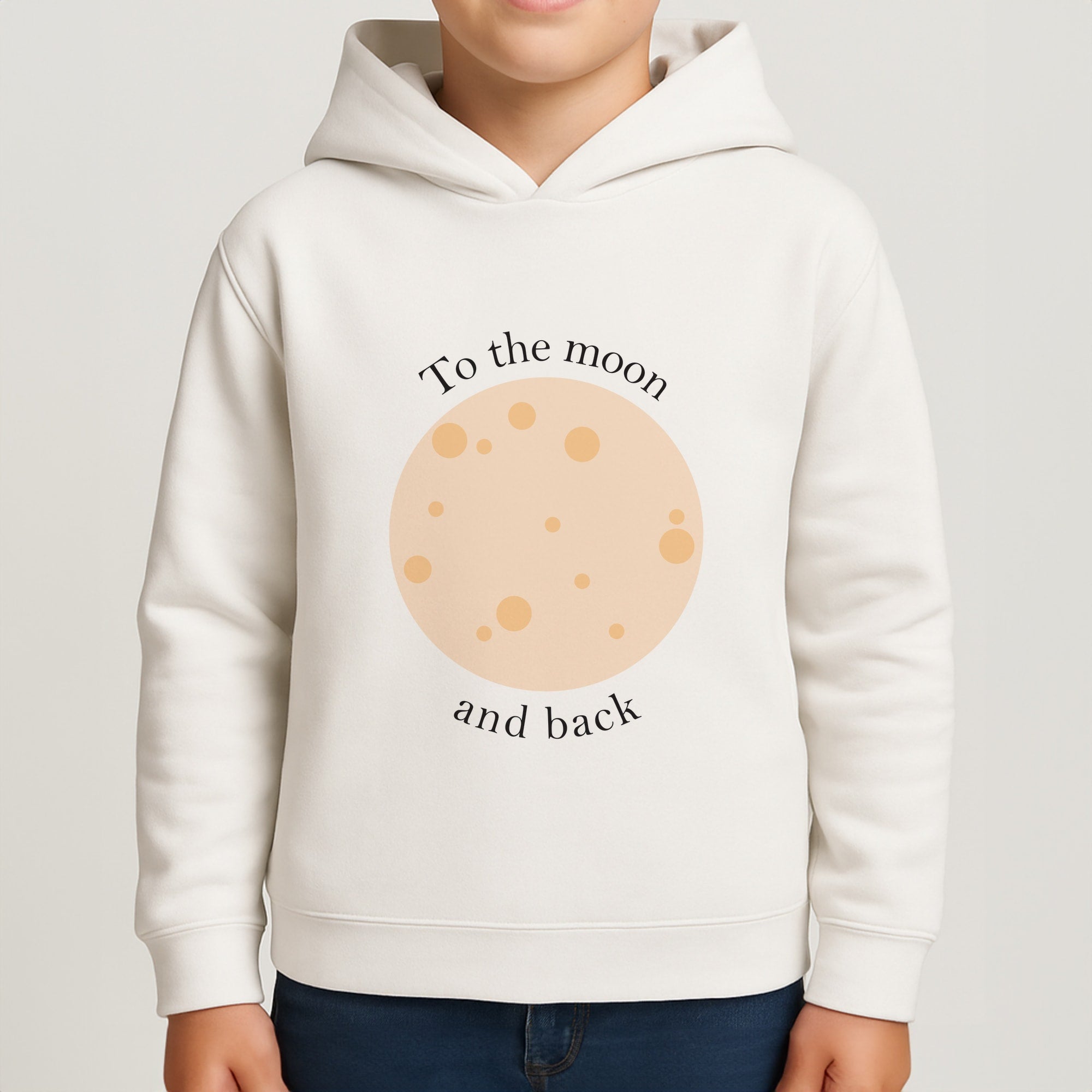 To The Moon And Back Boys Hoodie