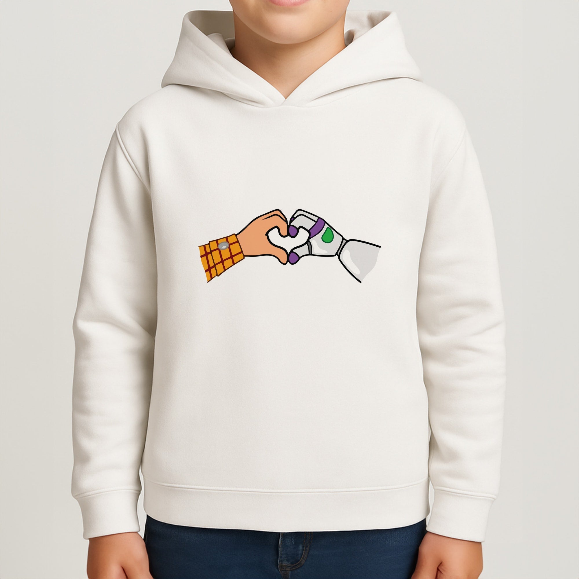 Woody And Buzz Love Kids Hoodie