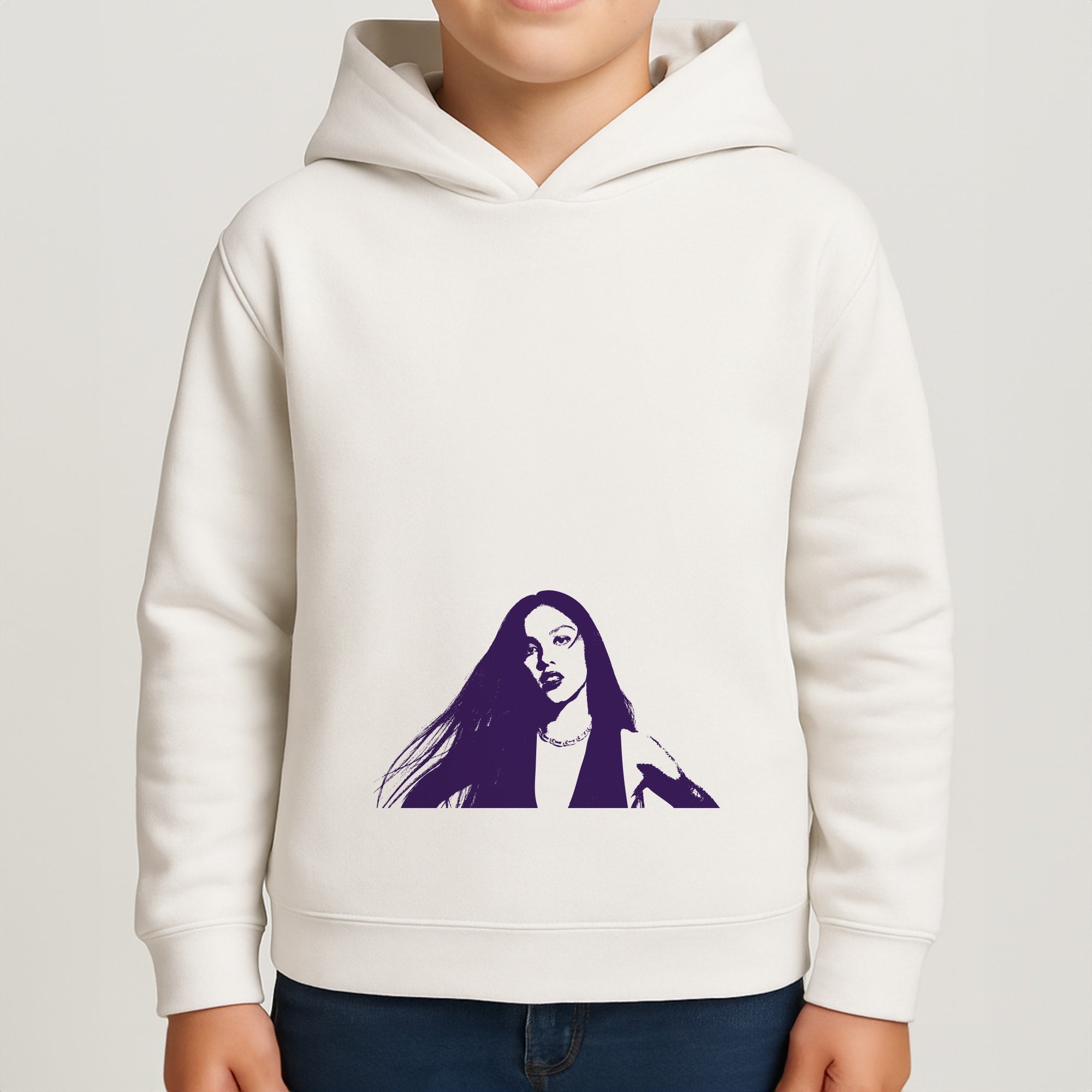 Stars And Butterflies Pattern Boys Hoodie