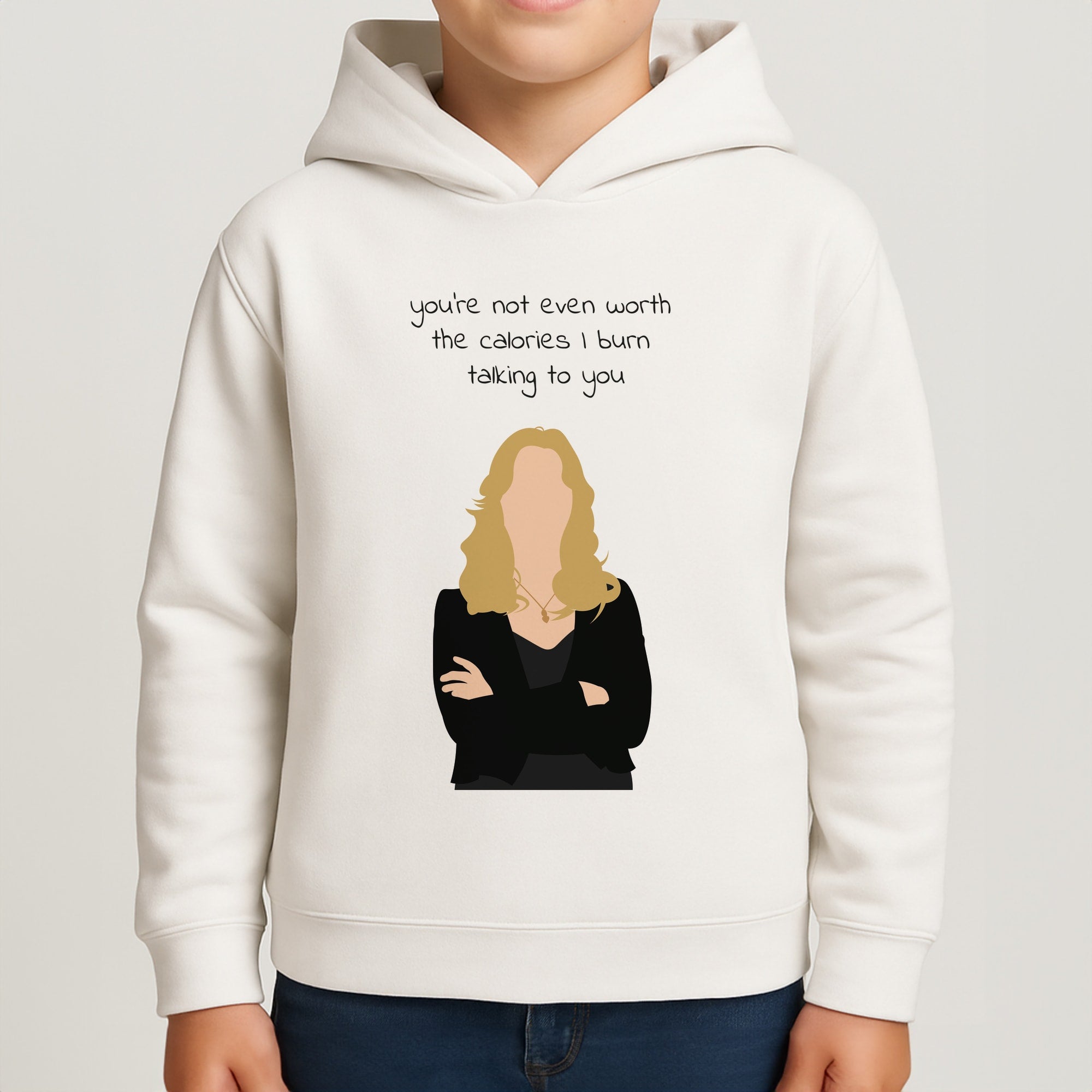 You're Not Even Worth The Calories I Burn Talking To You - VD Boys Hoodie