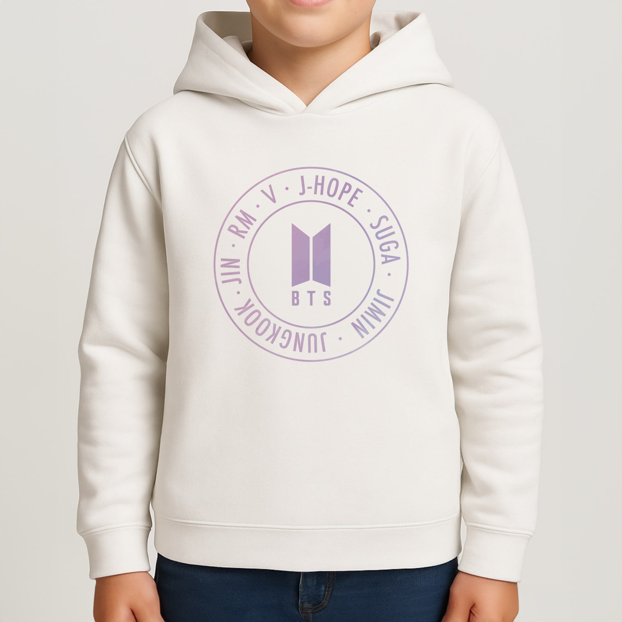 Galaxy Logo - BTS Kids Hoodie