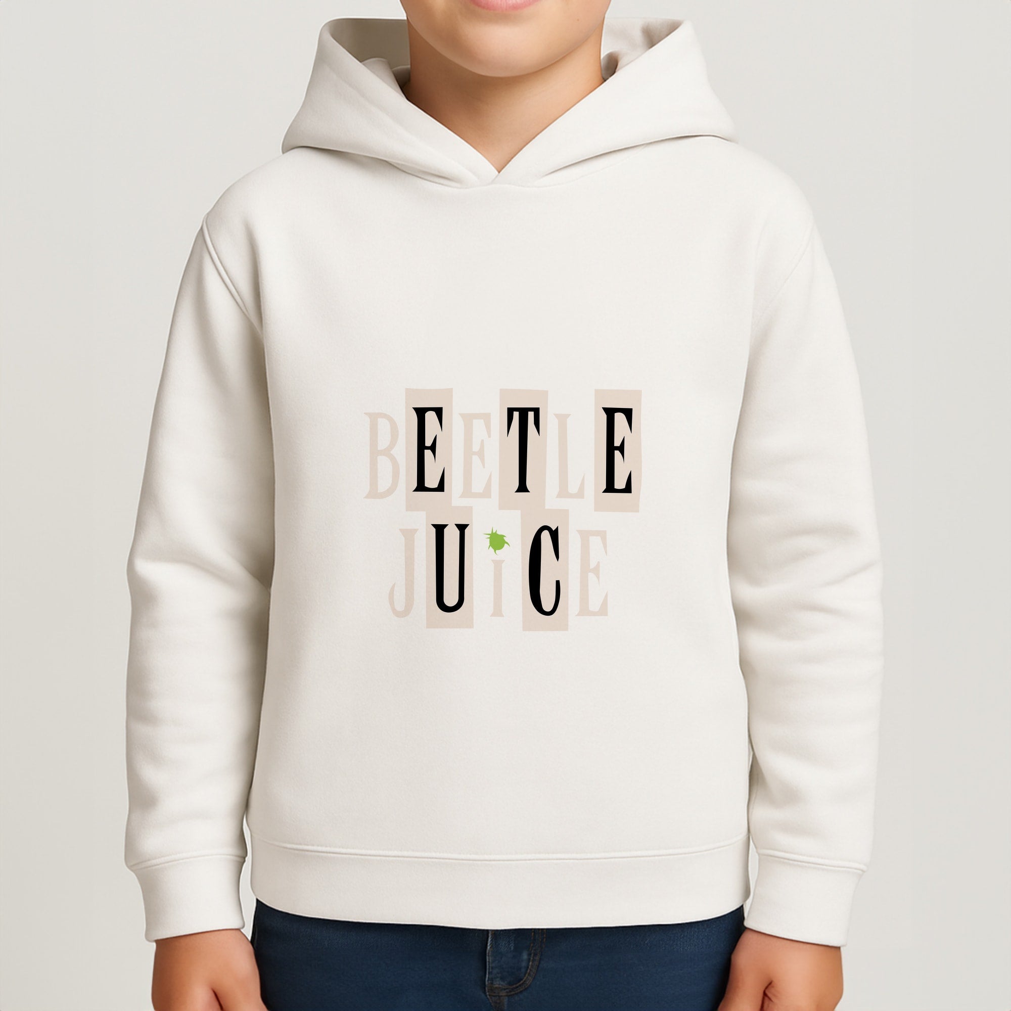 Text - Beetle Halloween Boys Hoodie