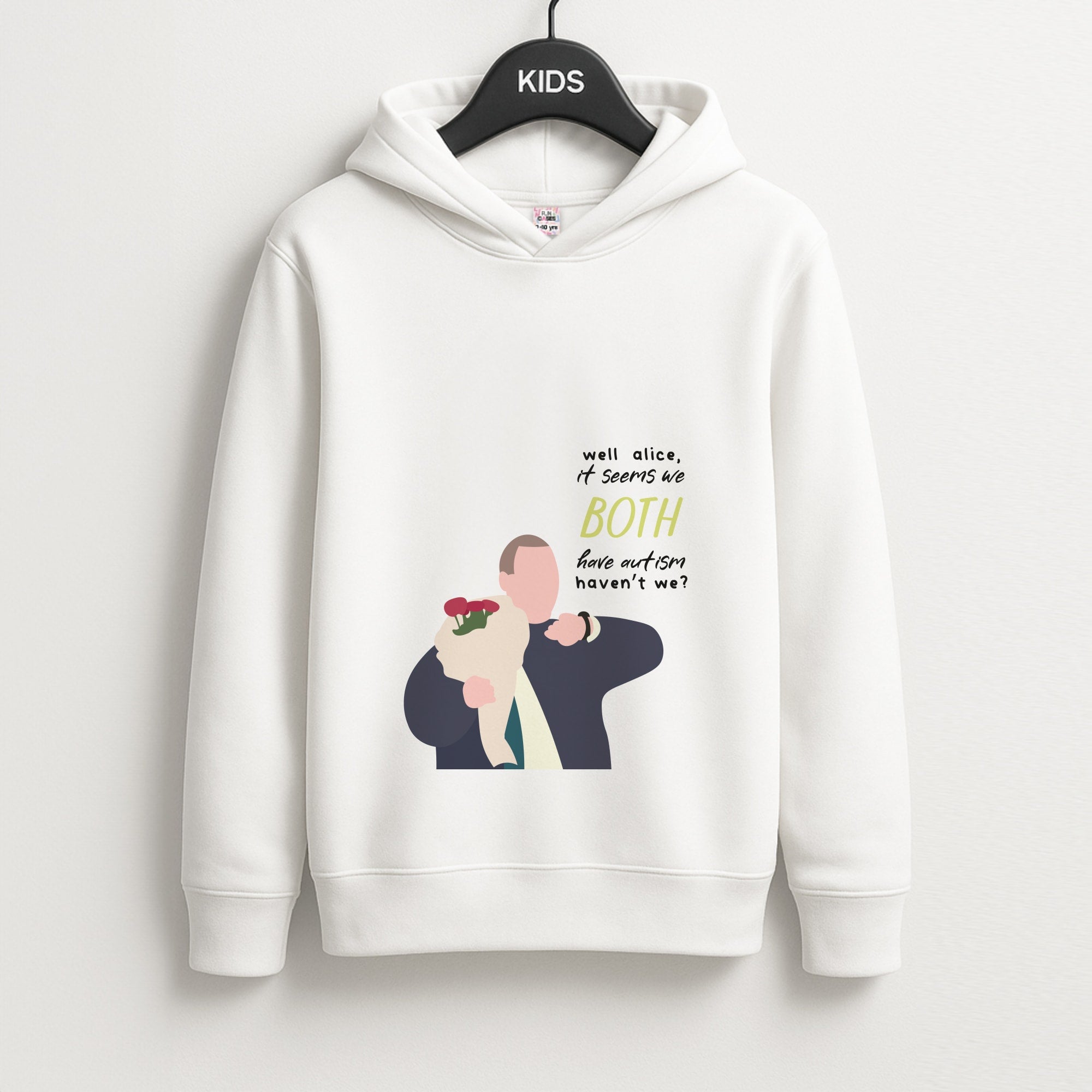 Seems We Both Have Autism - British Pop Culture Unisex Kids Hoodie