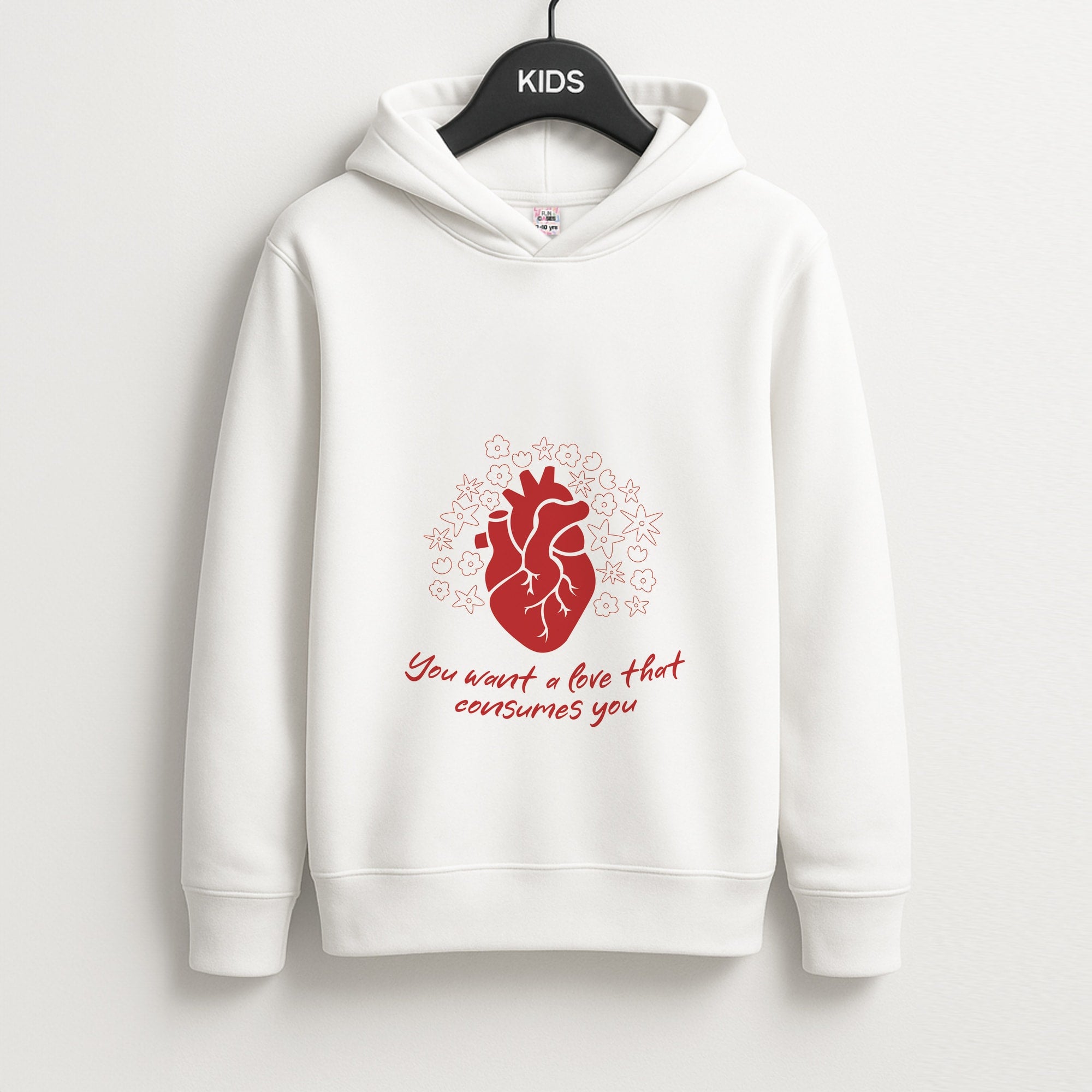 You Want A Love That Consumes You - VD Unisex Kids Hoodie