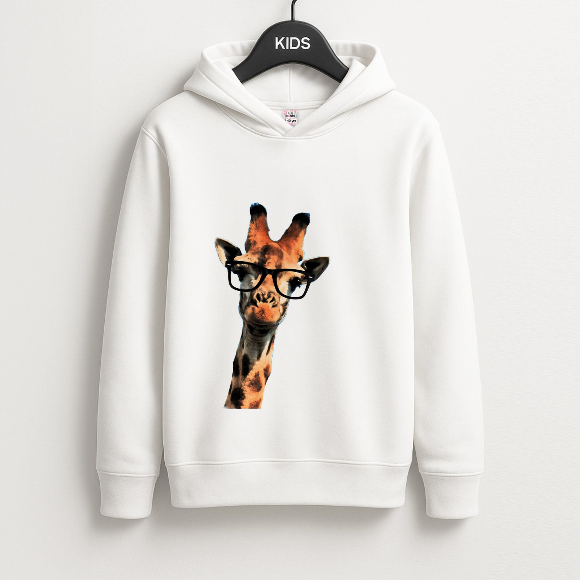 Hipster Giraffe Tumblr Kids Hoodie