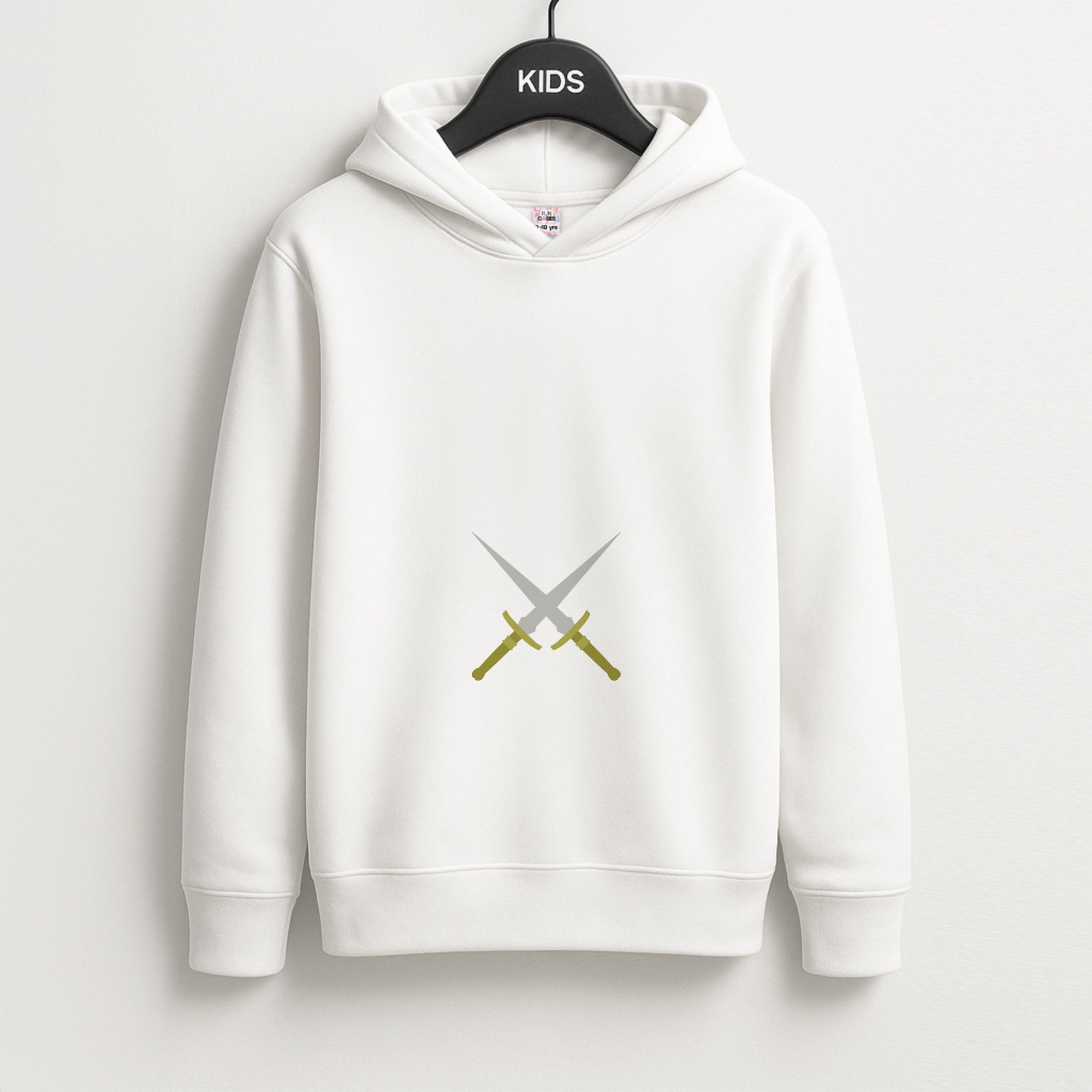 Double Daggers Unisex Kids Hoodie