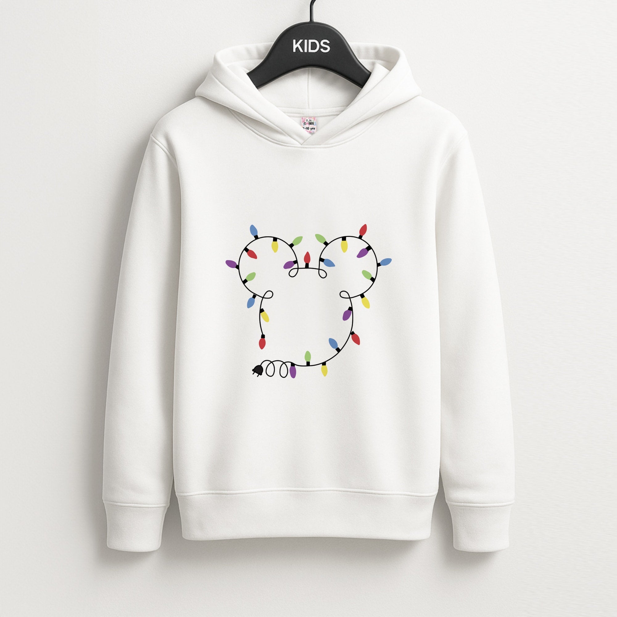 Mouse Christmas Lights Christmas Unisex Kids Hoodie