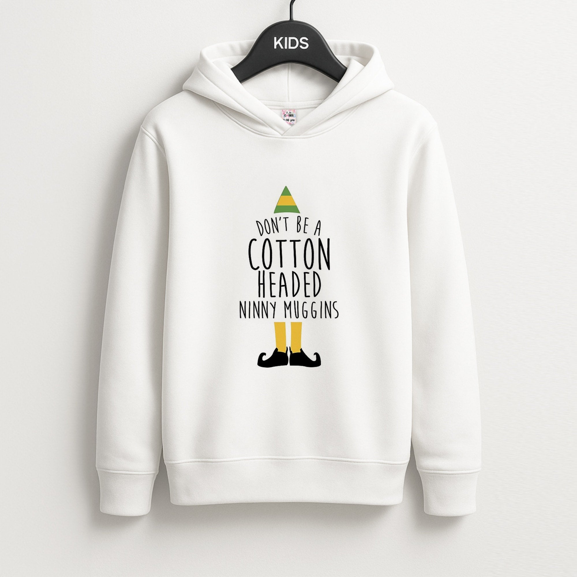 Cotton Headed Ninny Muggins - Buddy The Elf Unisex Kids Hoodie
