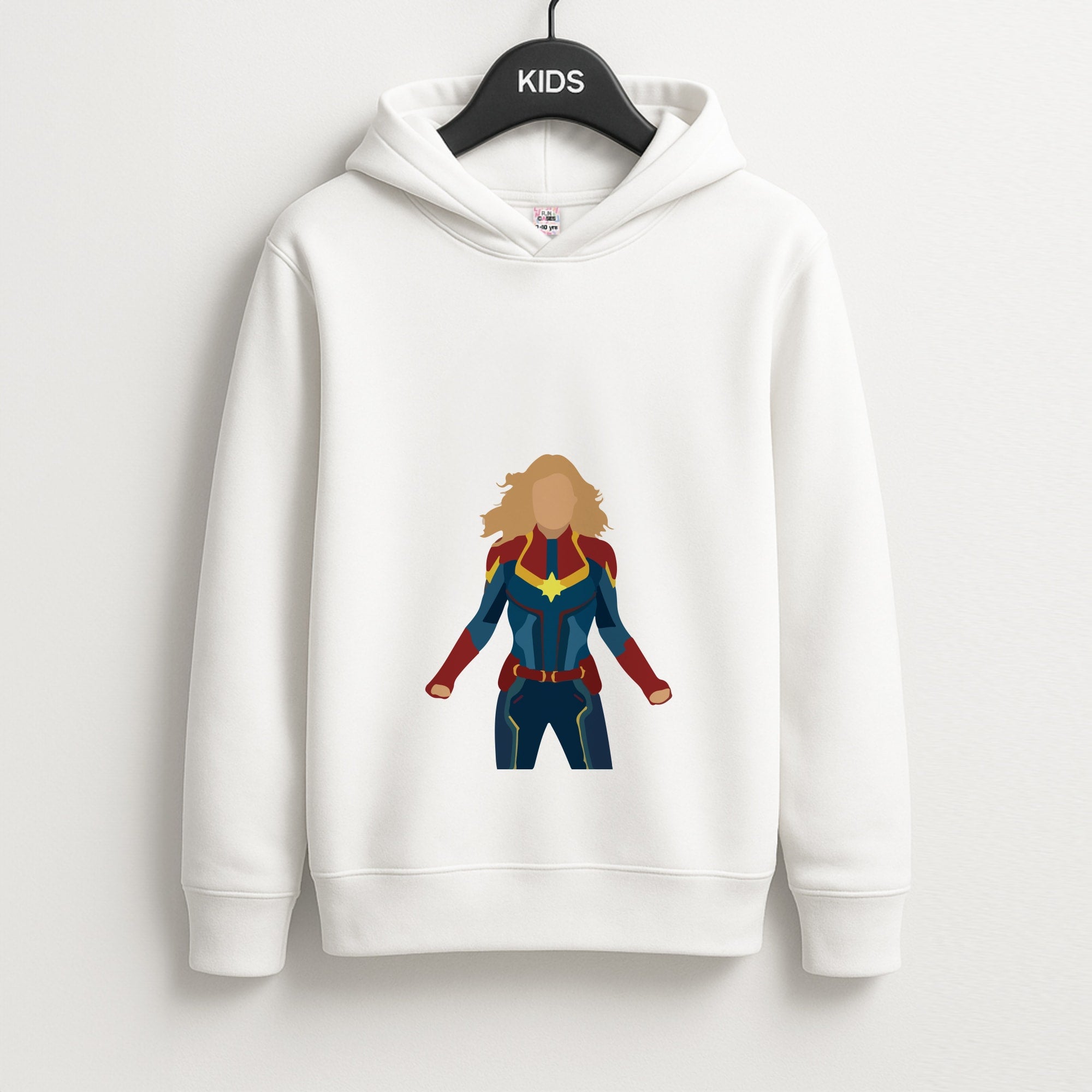 Captain Marvel Unisex Kids Hoodie