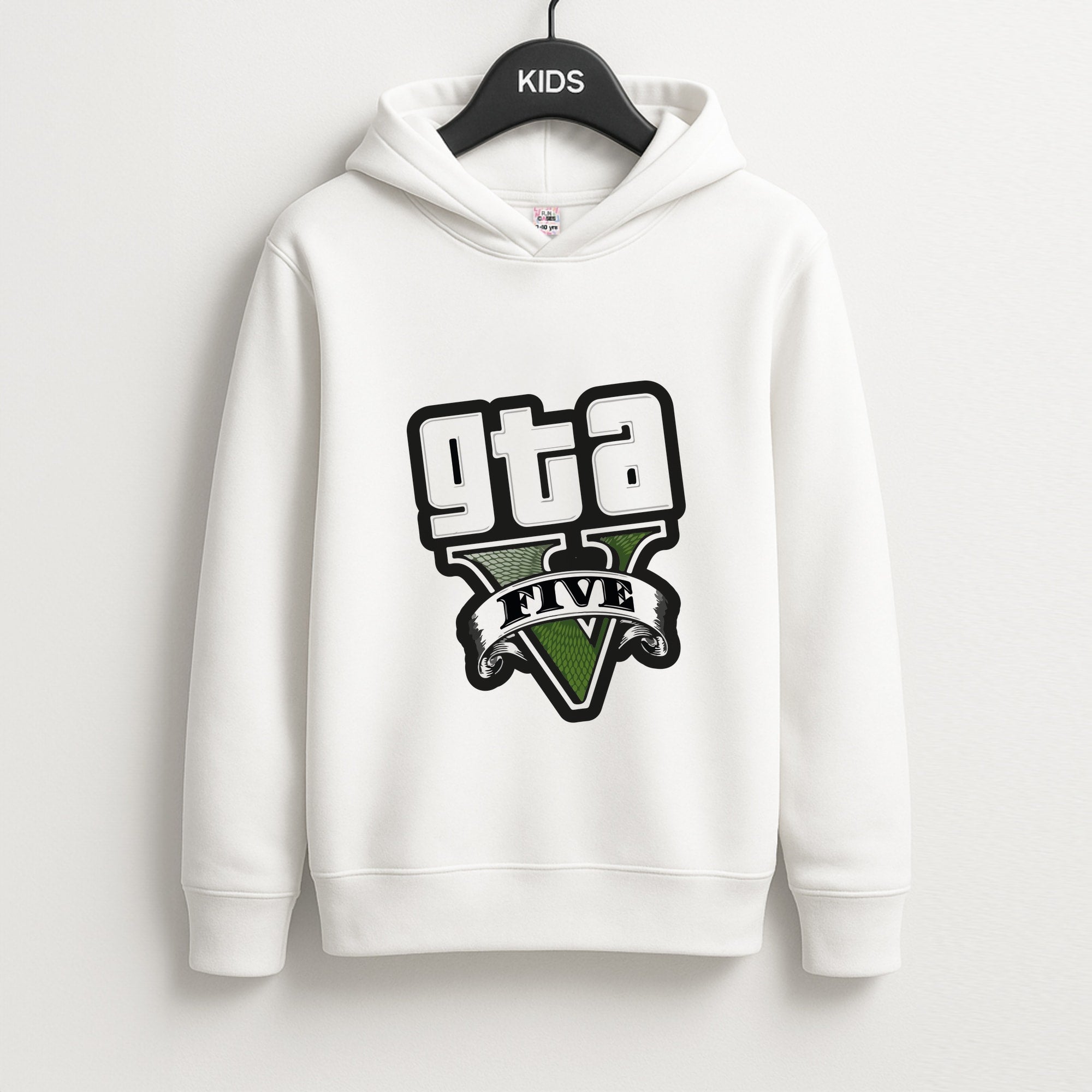 Green Five - Video Game Unisex Kids Hoodie