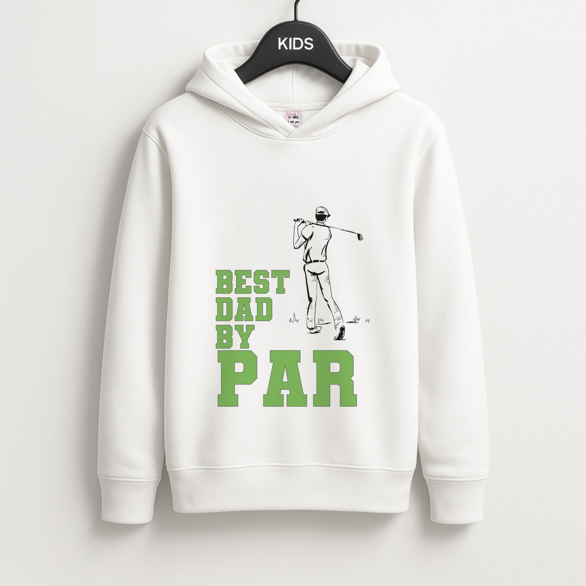 Best Dad By Par - Fathers Day Unisex Kids Hoodie