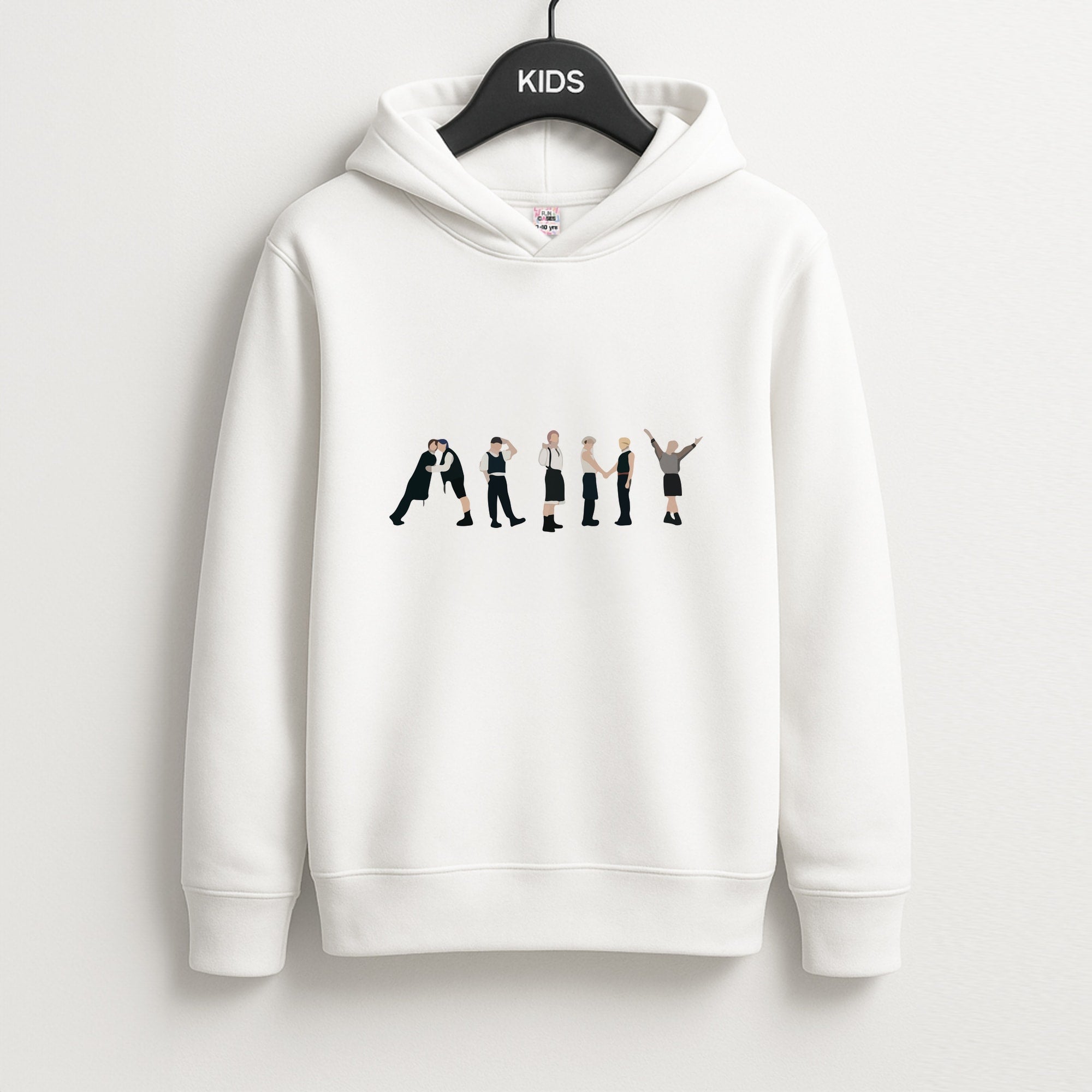 K-Pop Band Army Members Kids Hoodie