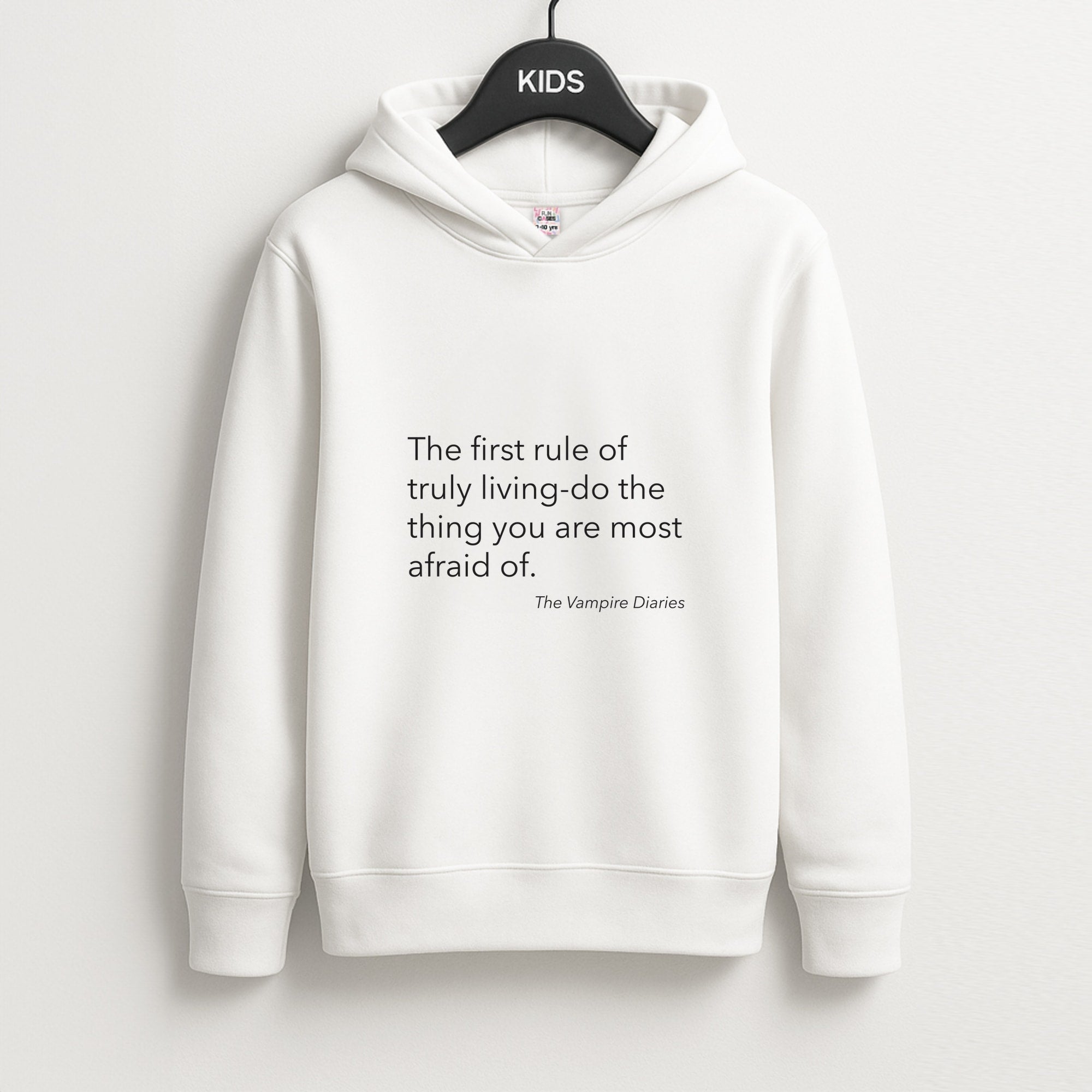 The First Rule Of Truly Living - VD Unisex Kids Hoodie