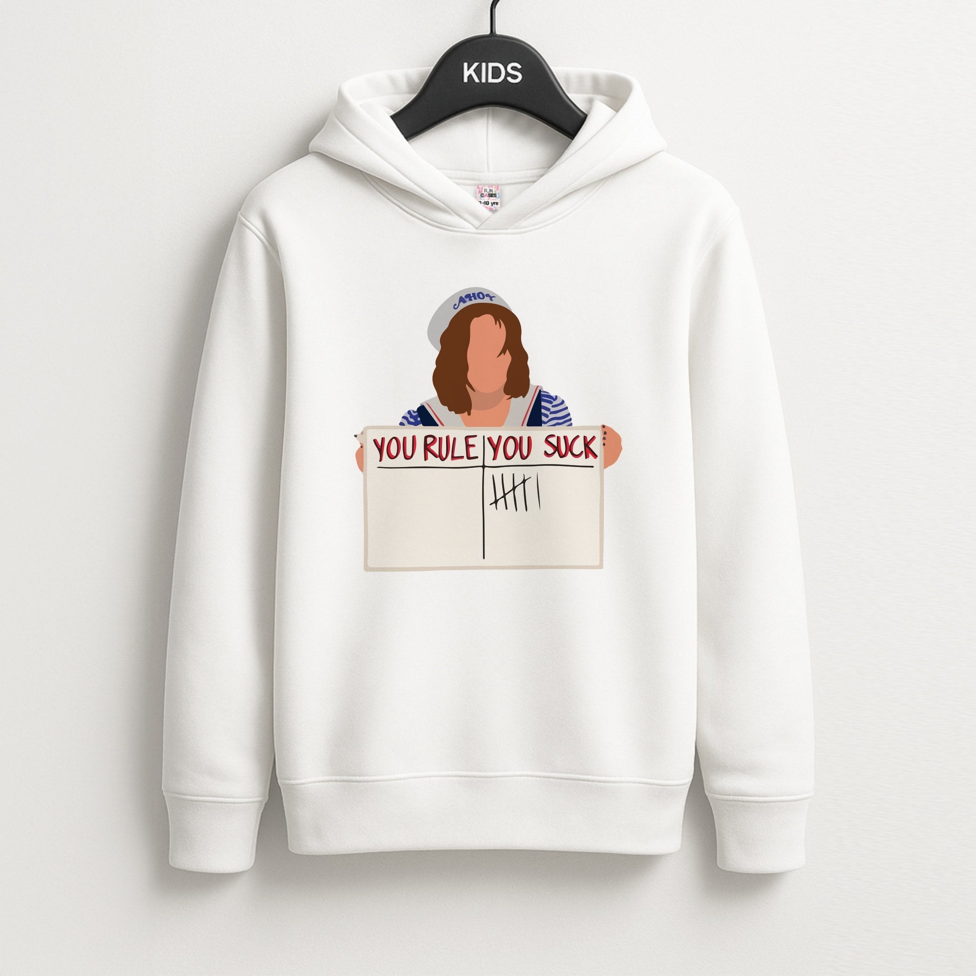 You Suck Tally Kids Hoodie