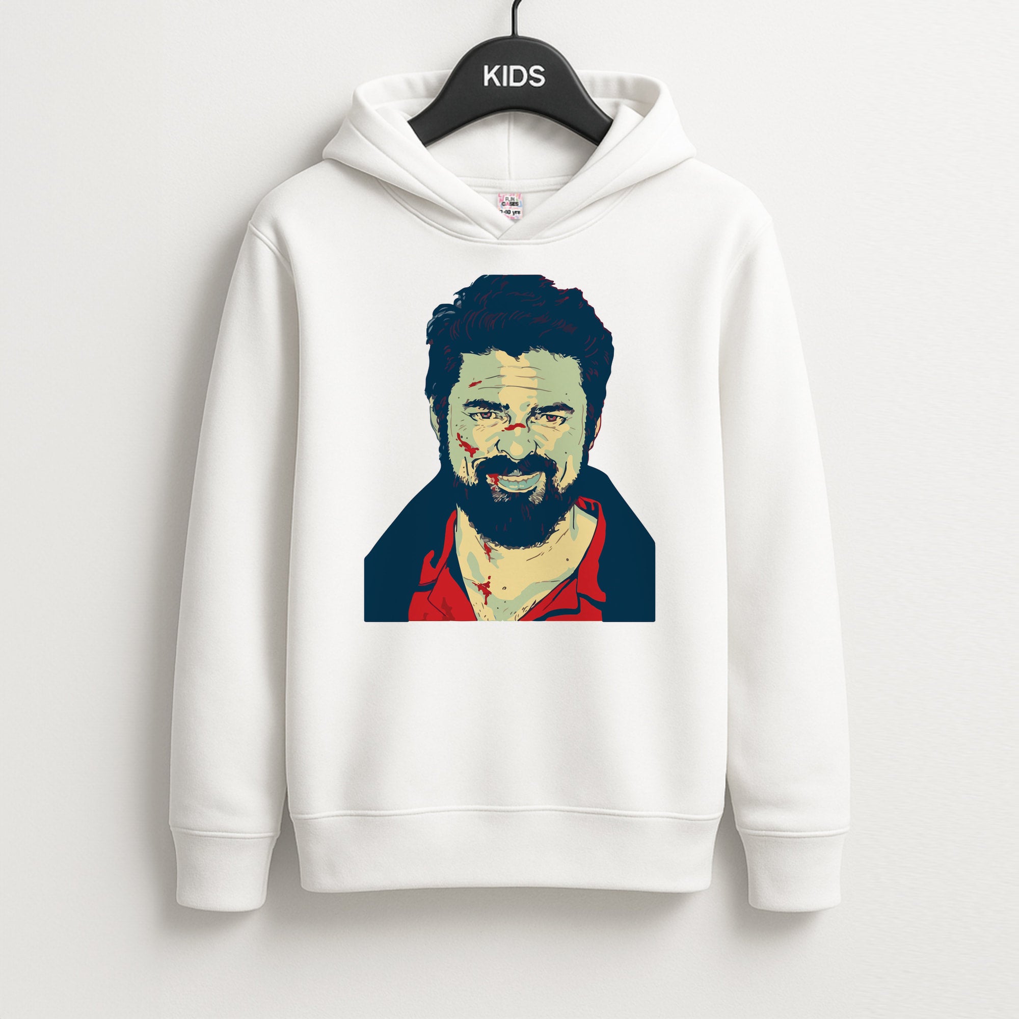 Billy Butcher Face Kids Hoodie