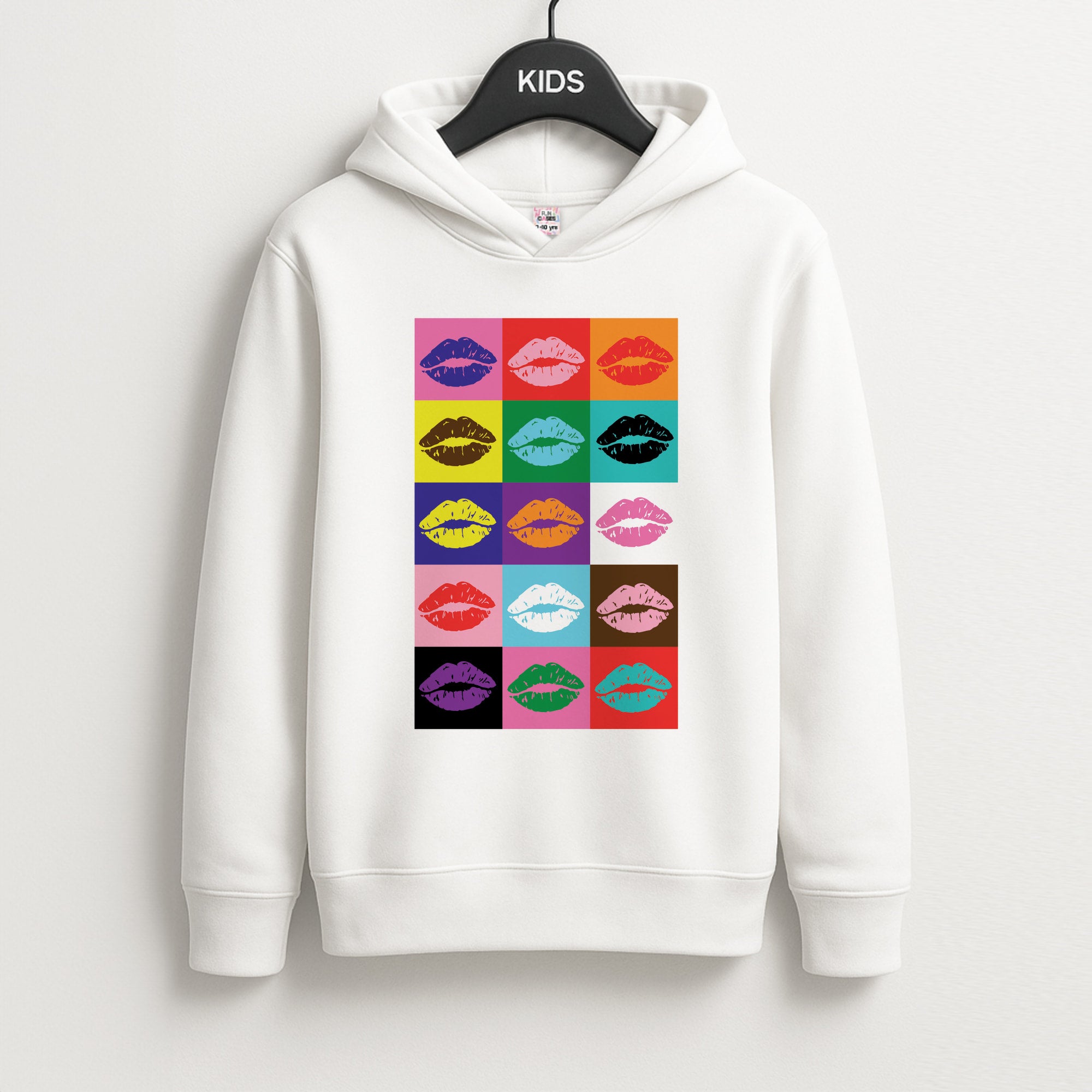 Lips Collage - Pride Unisex Kids Hoodie