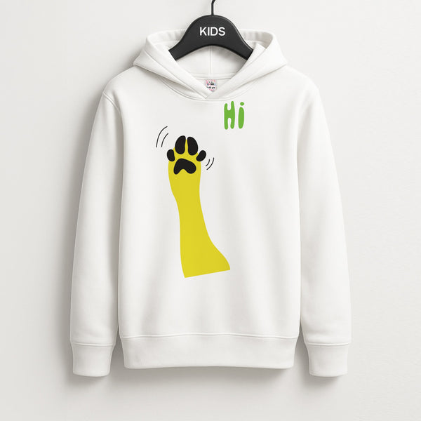 Hi - Dog Patterns Kids Hoodie