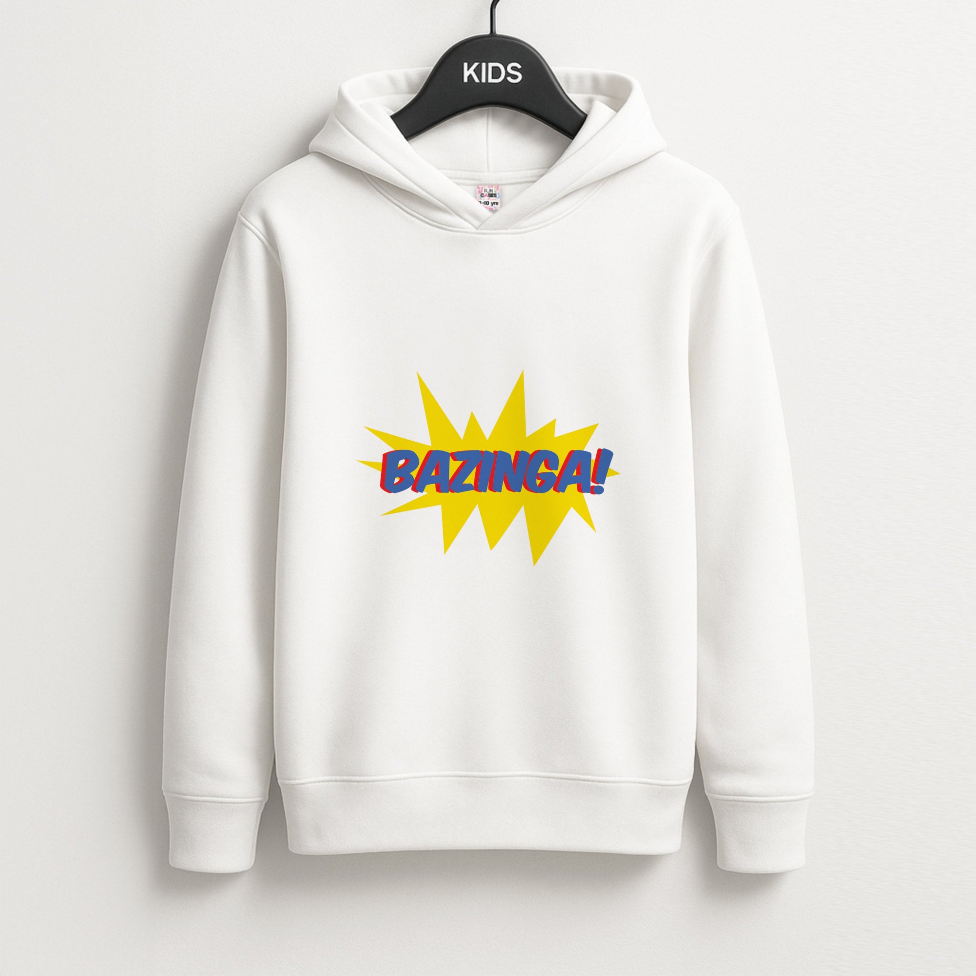 Bazinga! - TV Quotes Unisex Kids Hoodie