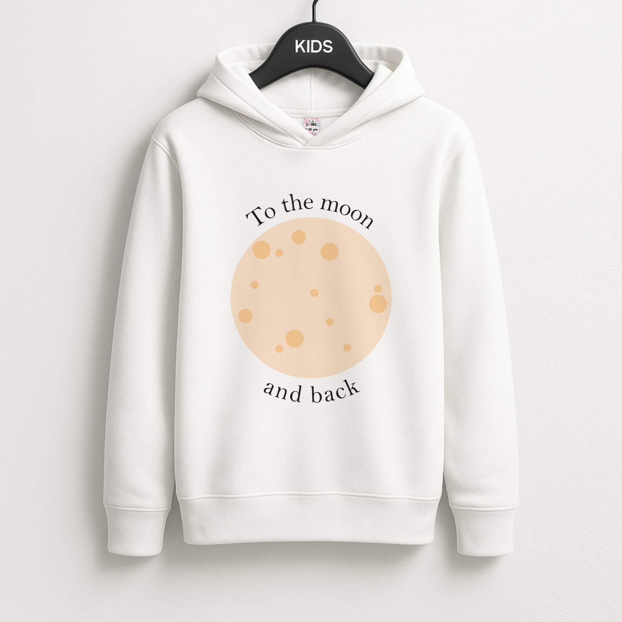 To The Moon And Back Unisex Kids Hoodie