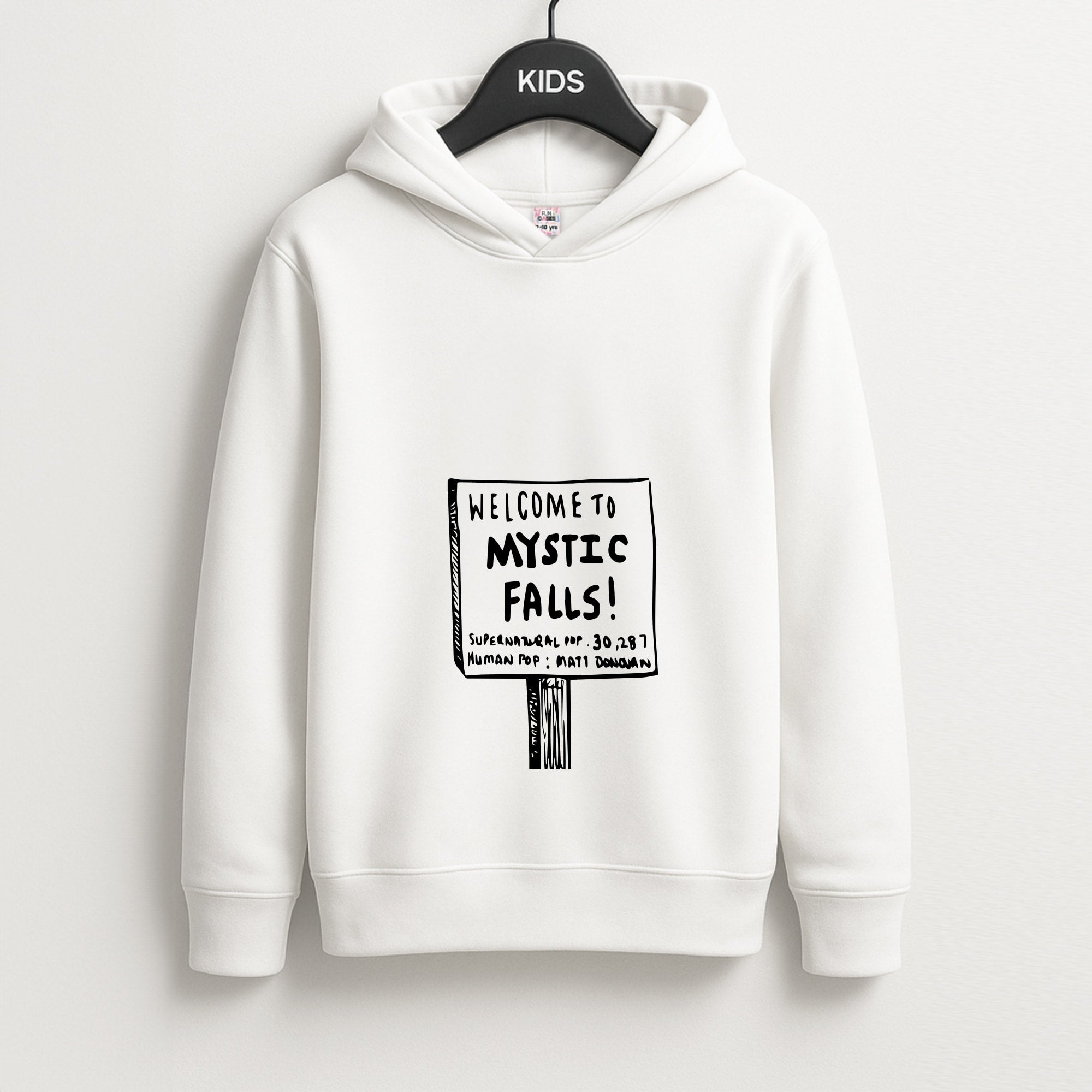Welcome to Mystic Falls - VD Unisex Kids Hoodie