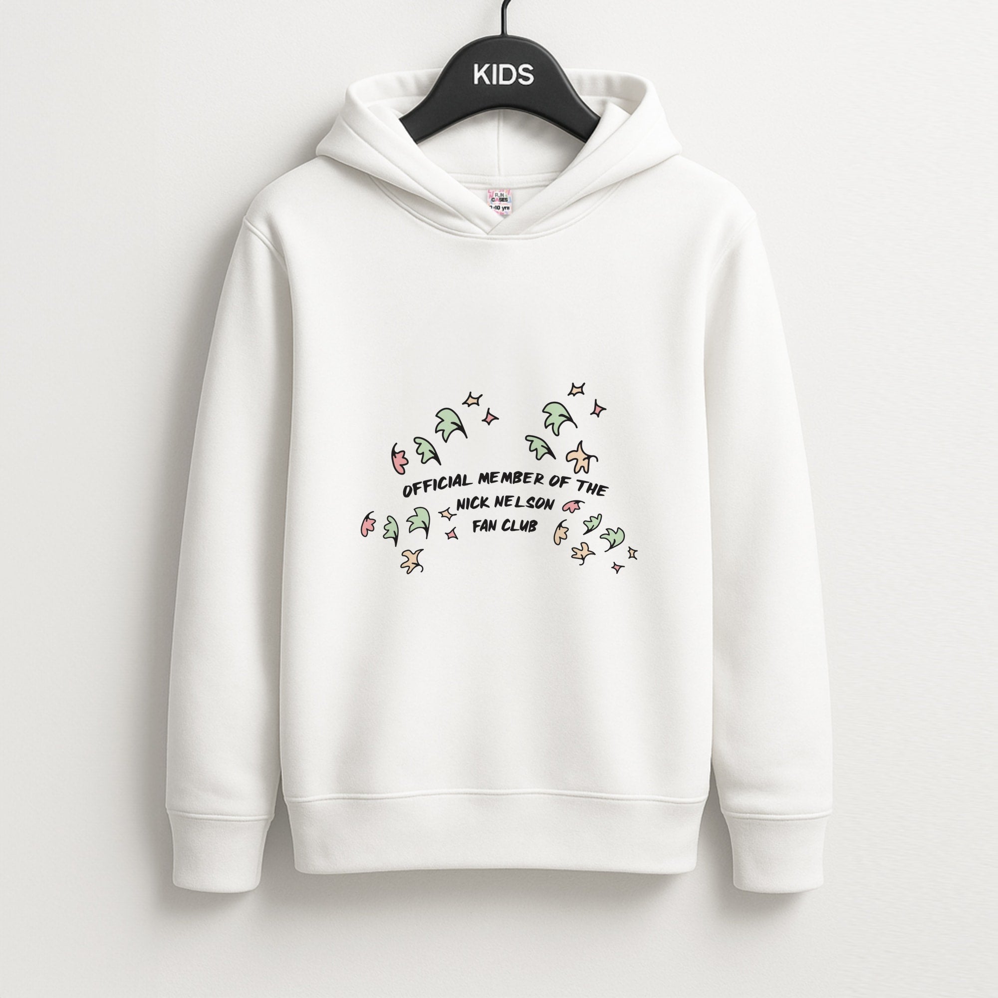 Official Member Of The Nick Nelson Fan Club - Heart TV Unisex Kids Hoodie