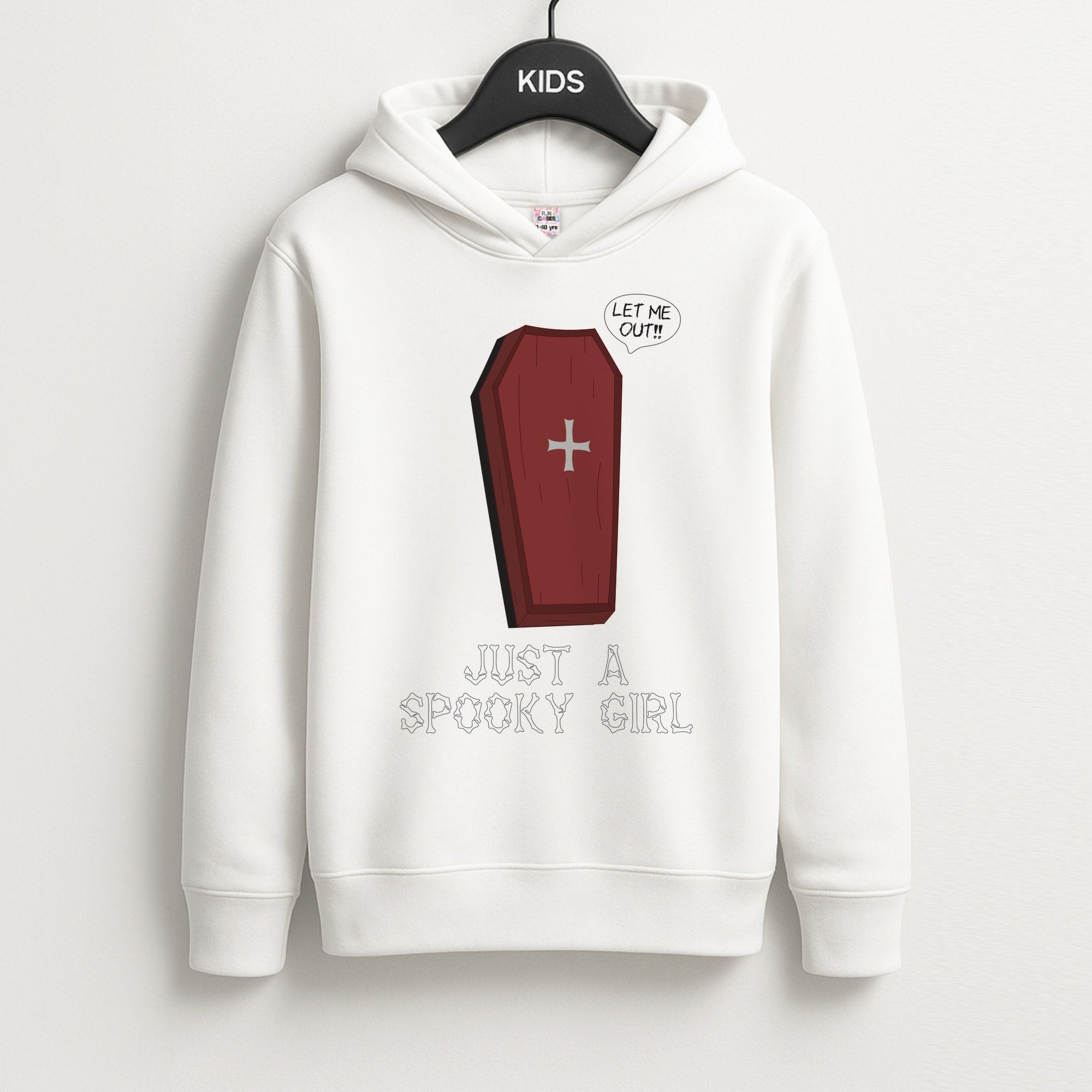 Just A Spooky Girl Unisex Kids Hoodie