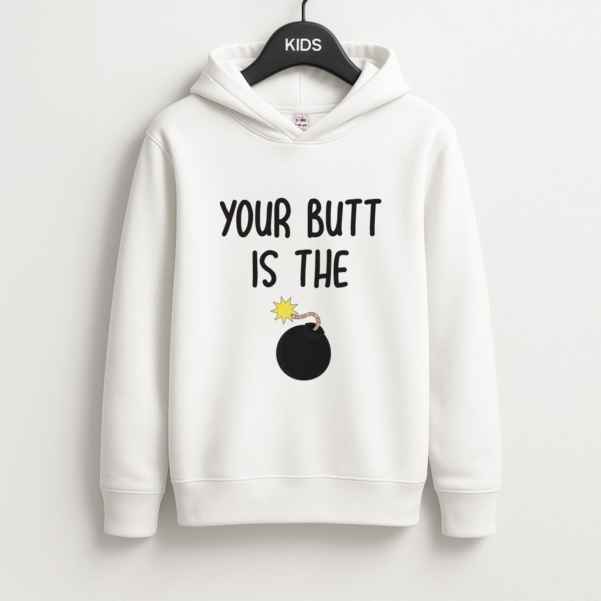 Your Butt Is The Bomb - B99 Unisex Kids Hoodie