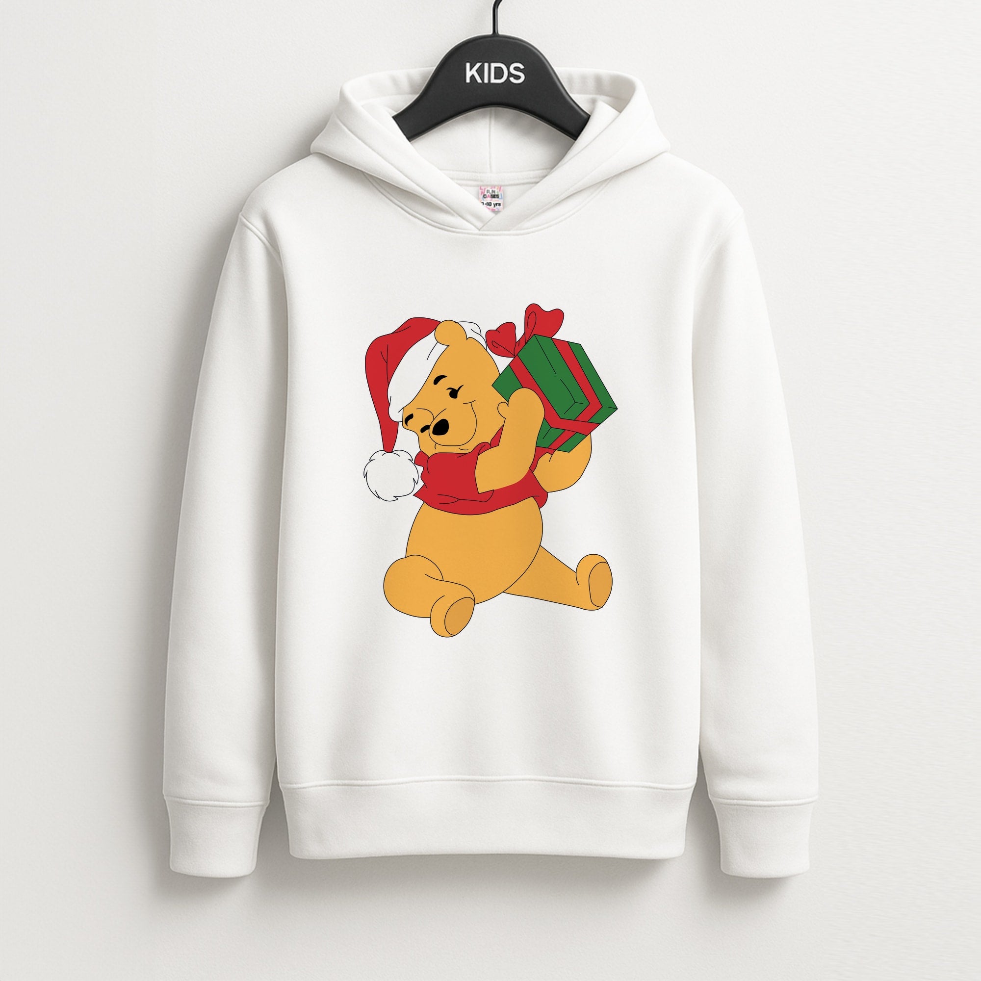 Winnie Christmas Unisex Kids Hoodie