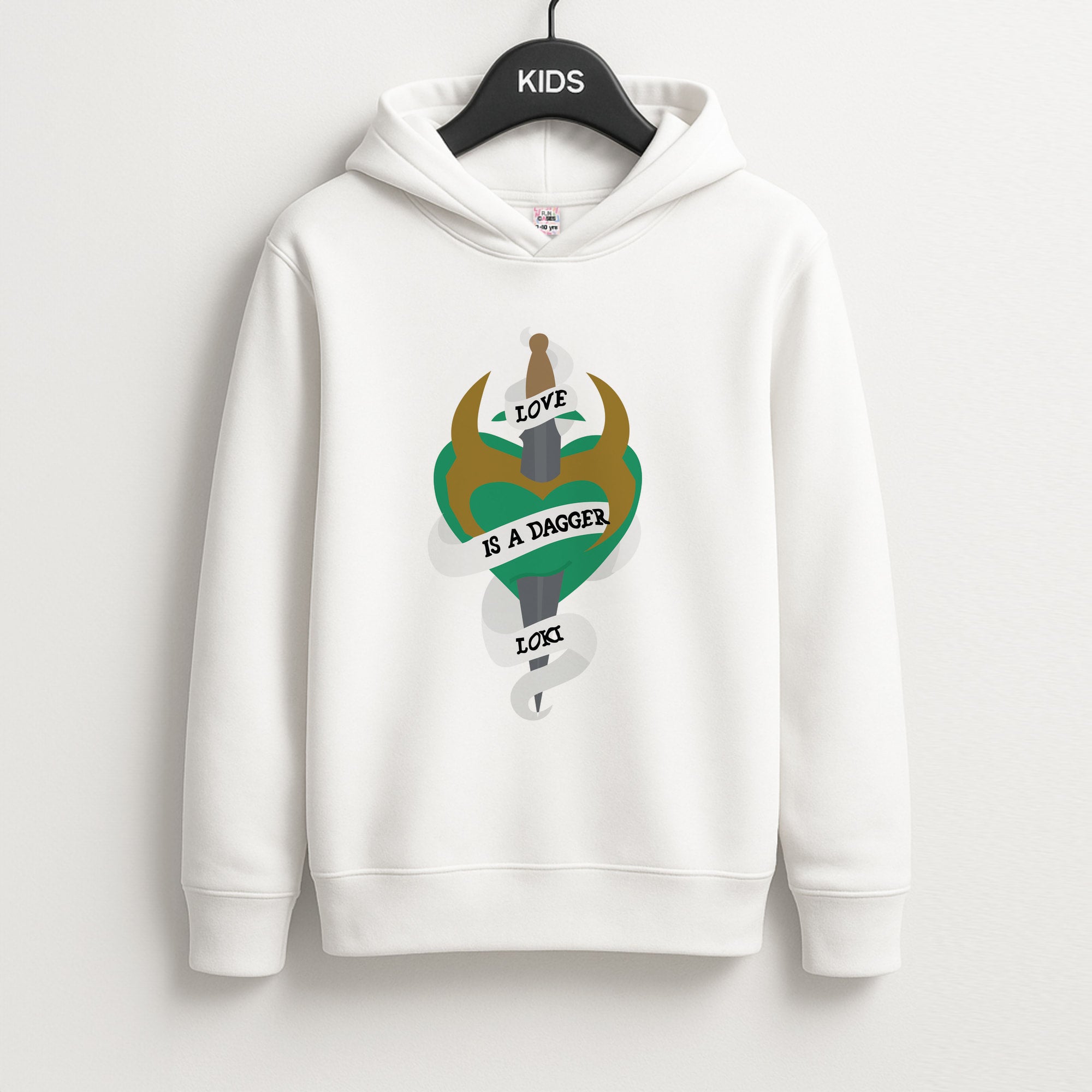 Love Is A Dagger Unisex Kids Hoodie