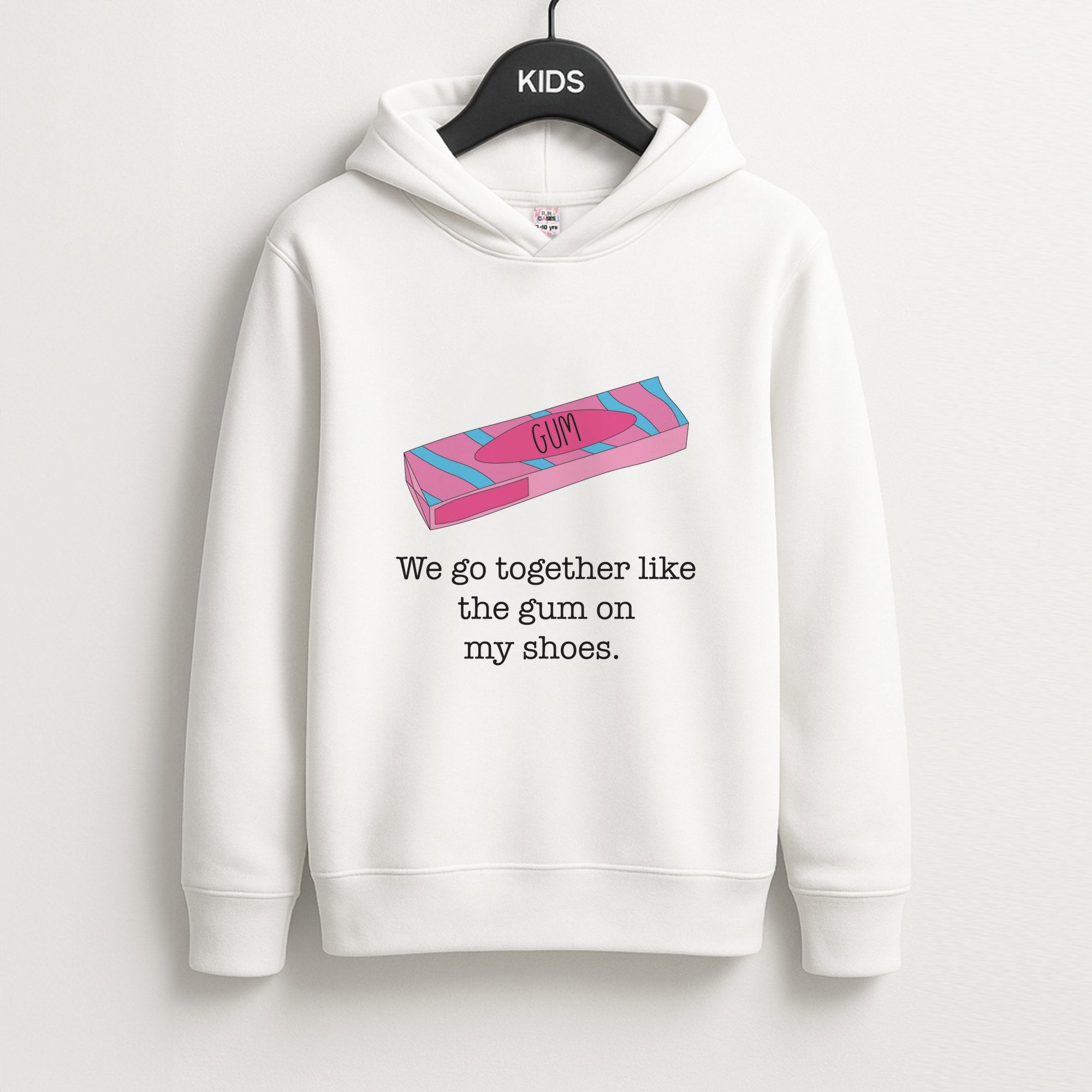 The Gum On My Shoes Unisex Kids Hoodie