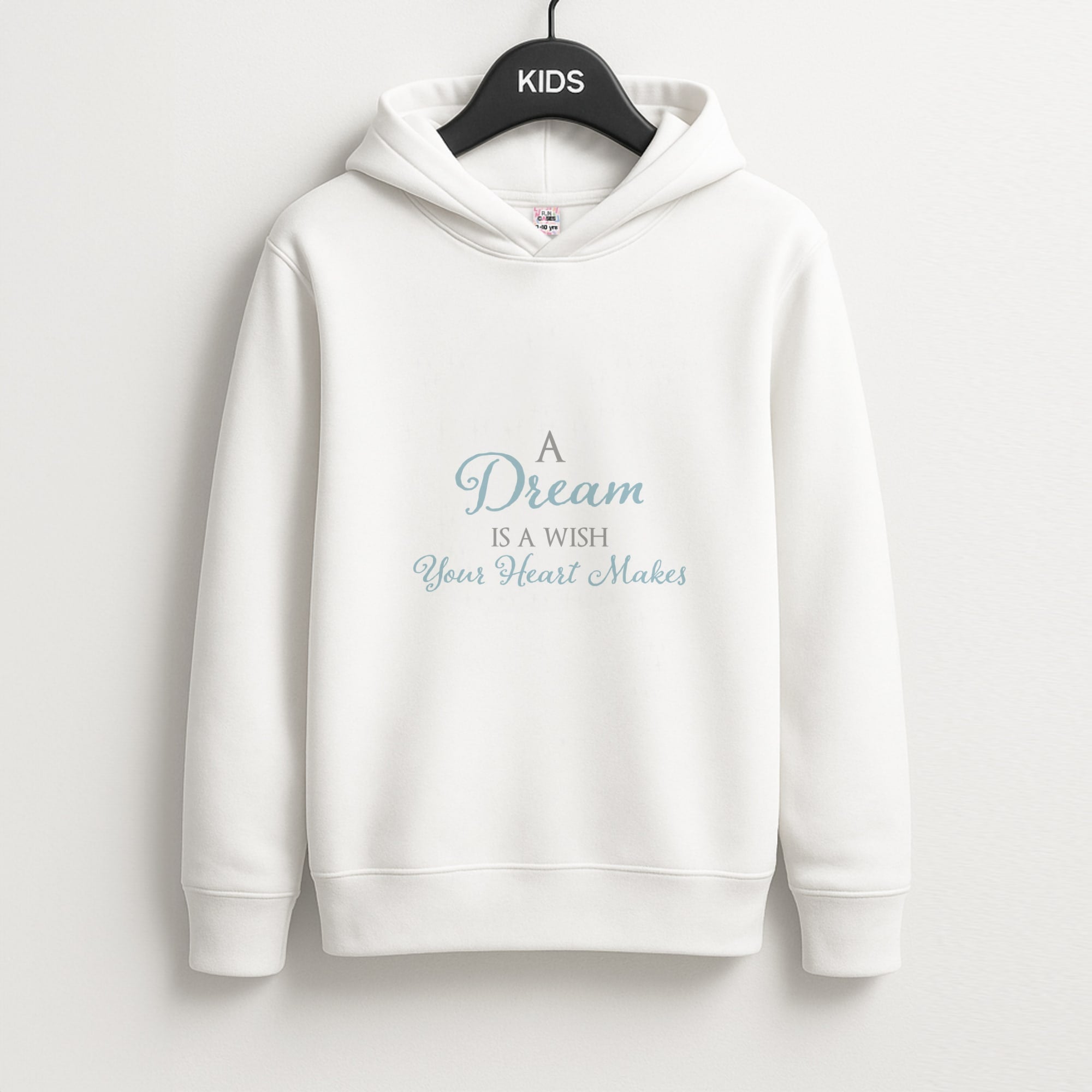A Dream Is A Wish Your Heart Makes Unisex Kids Hoodie
