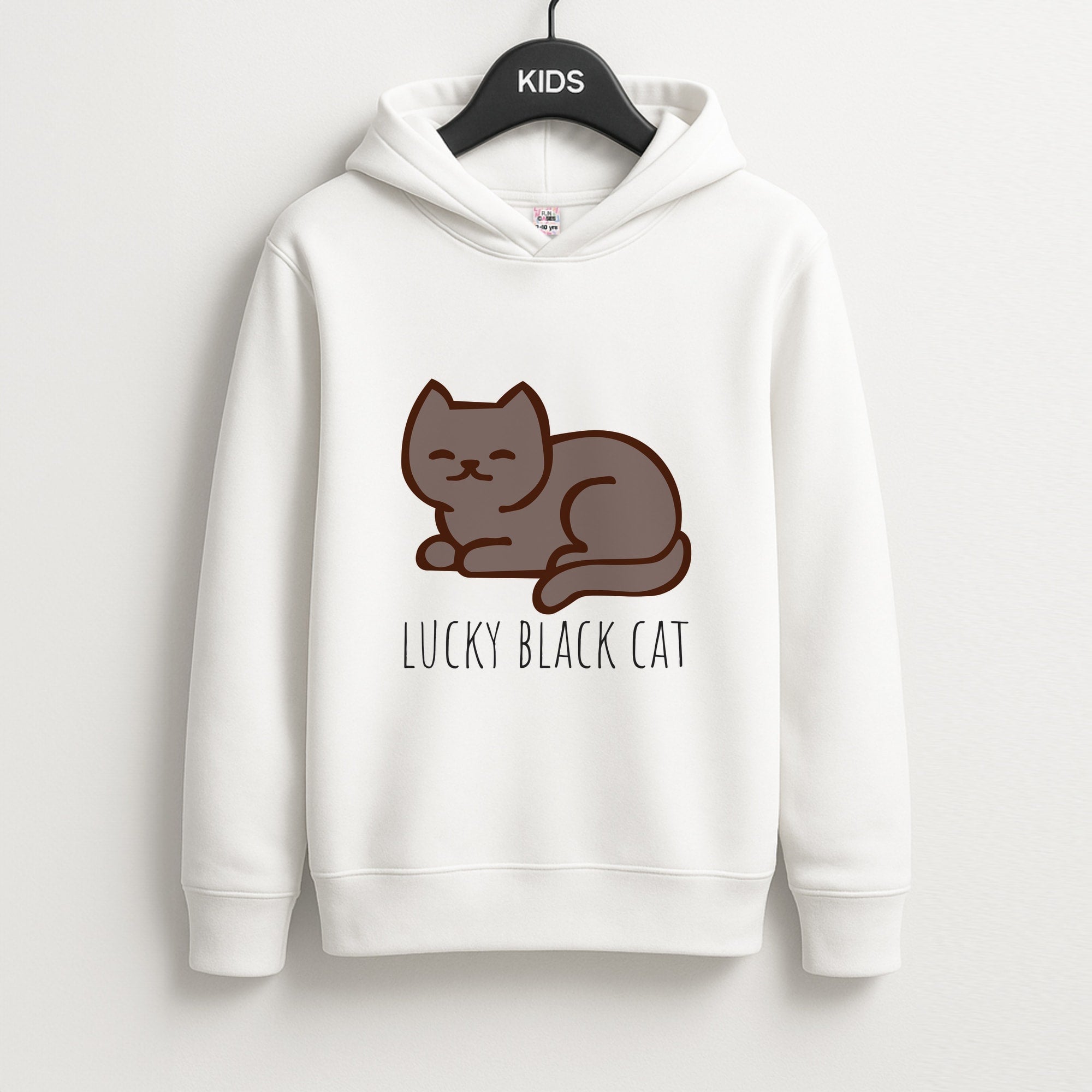 Lucky Black Cat - Cats Unisex Kids Hoodie
