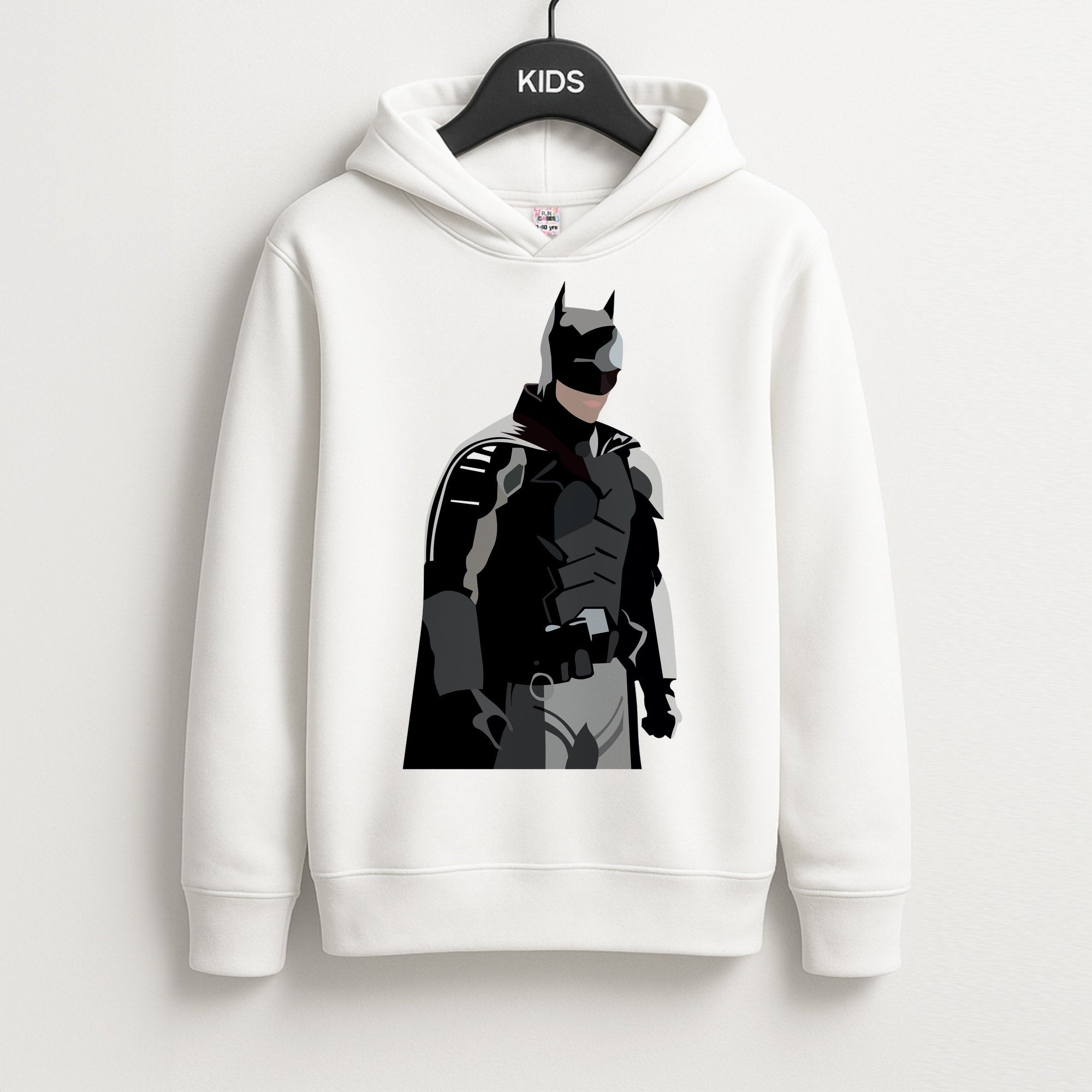 Black Bat Superhero Unisex Kids Hoodie