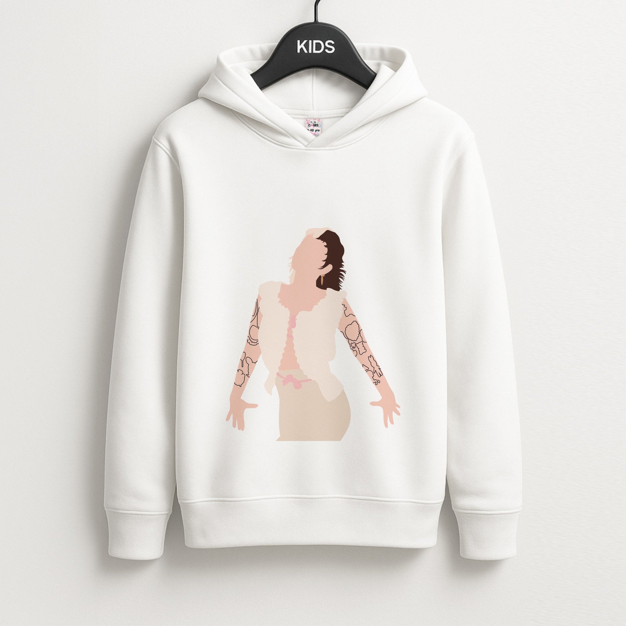 Hearts Unisex Kids Hoodie