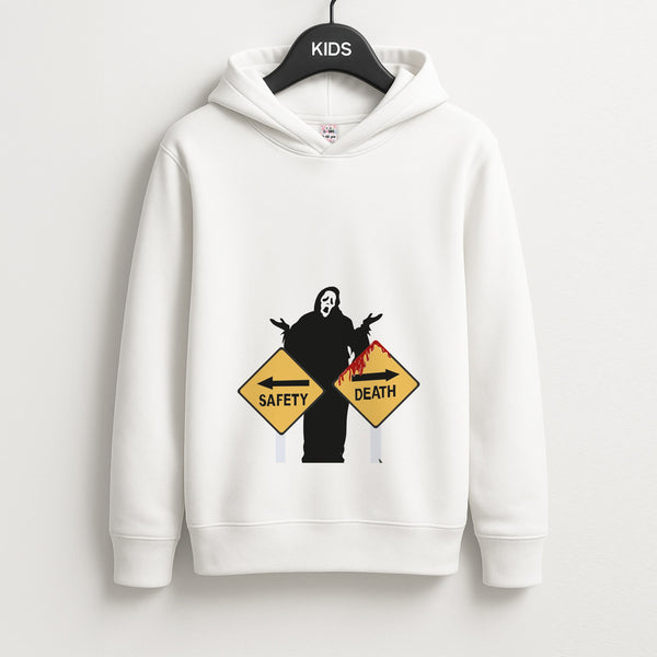 Safety Or Death - Scream Unisex Kids Hoodie