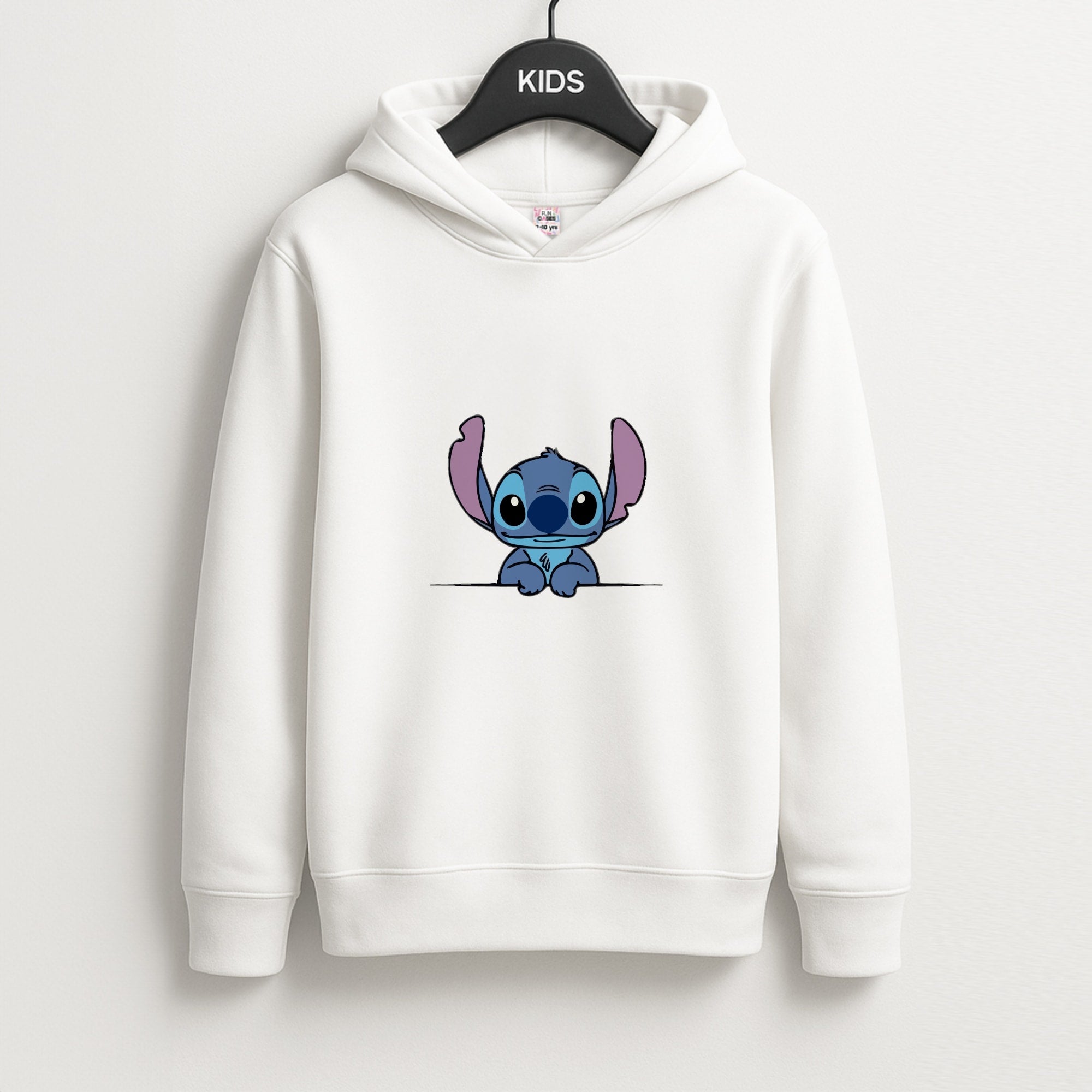 Alien Blue Leaning Unisex Kids Hoodie