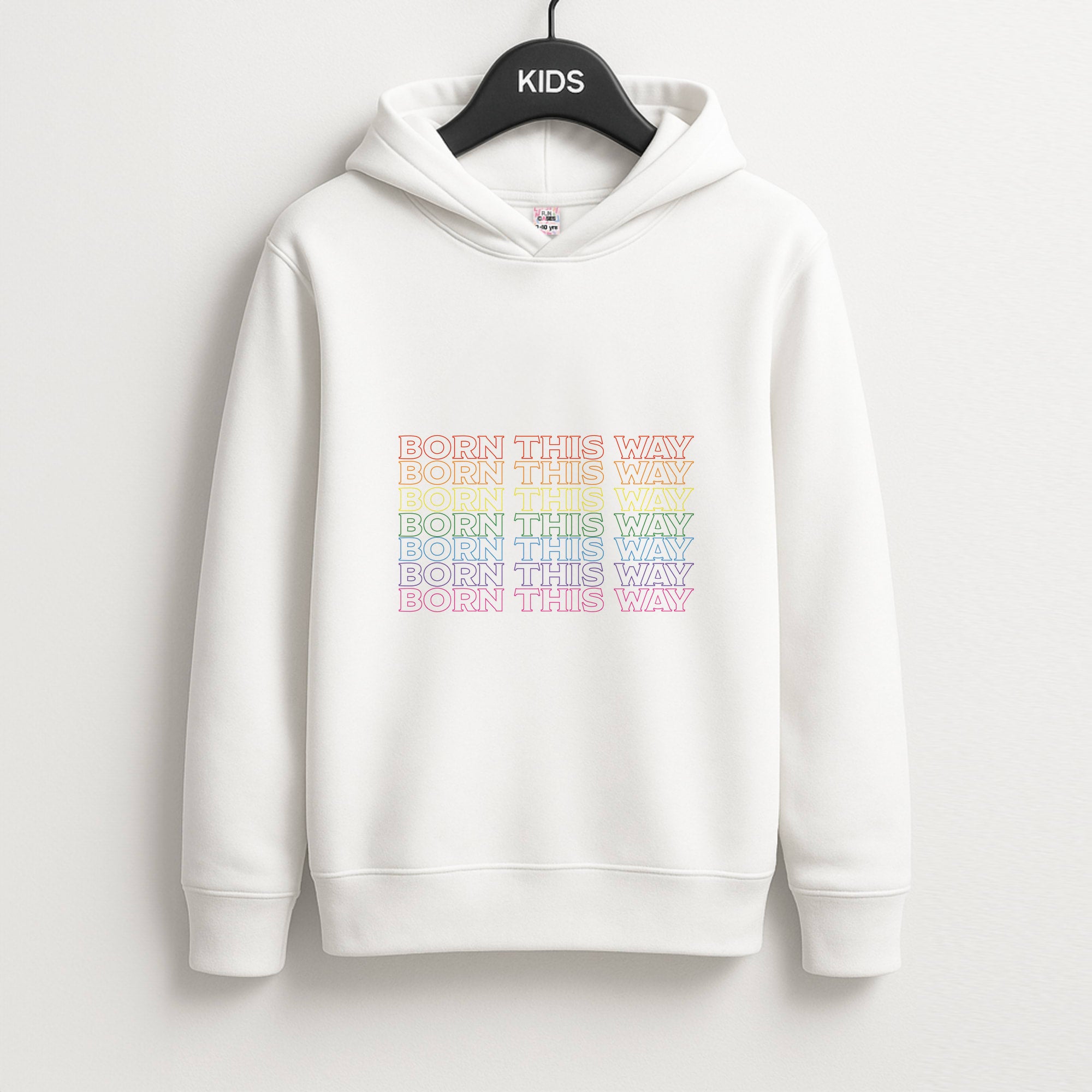 Born This Way - Pride Unisex Kids Hoodie