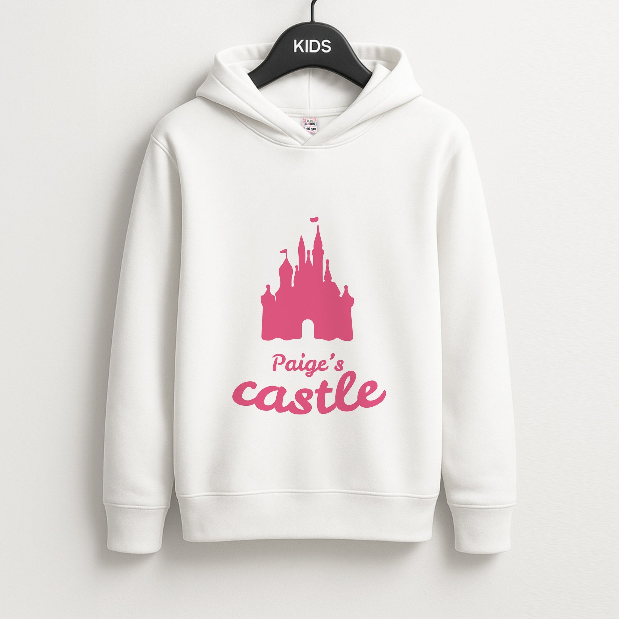 Fairytale Castle - Personalised Fairytale Unisex Kids Hoodie
