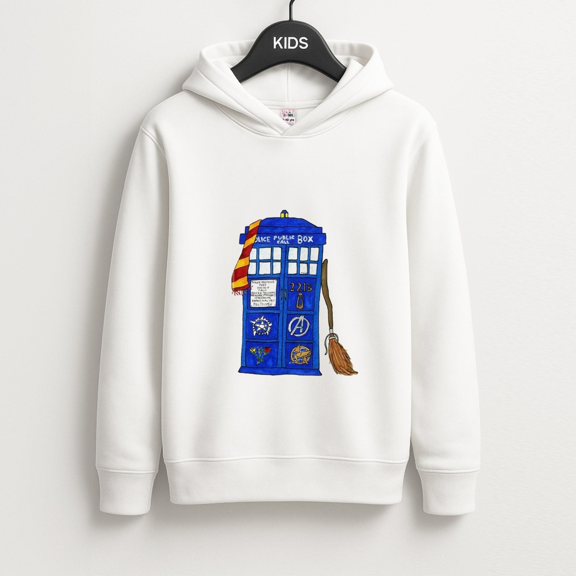 Multifandom Cartoon Unisex Kids Hoodie