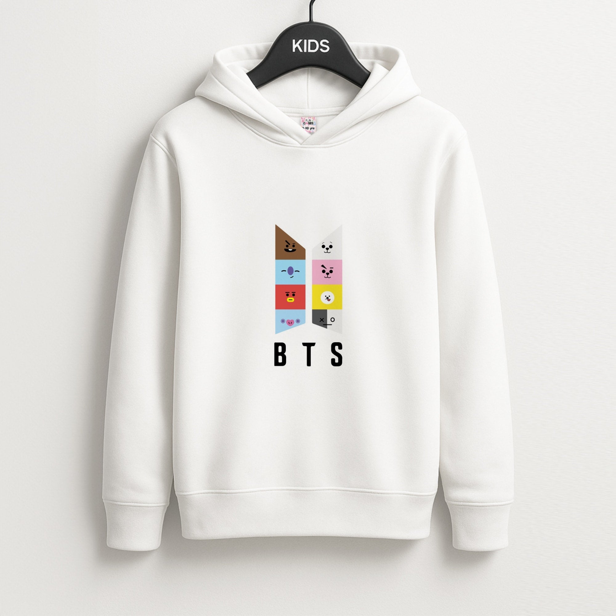 BT21 K-Pop Band Logo Unisex Kids Hoodie