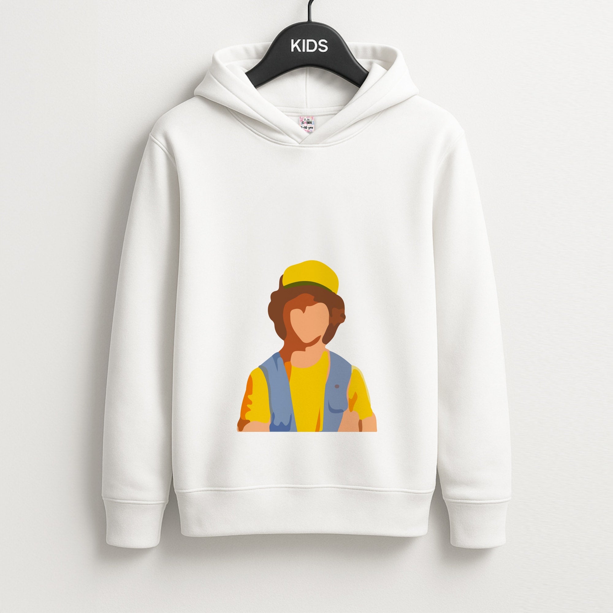 Faceless Dustin - Stranger Things Unisex Kids Hoodie