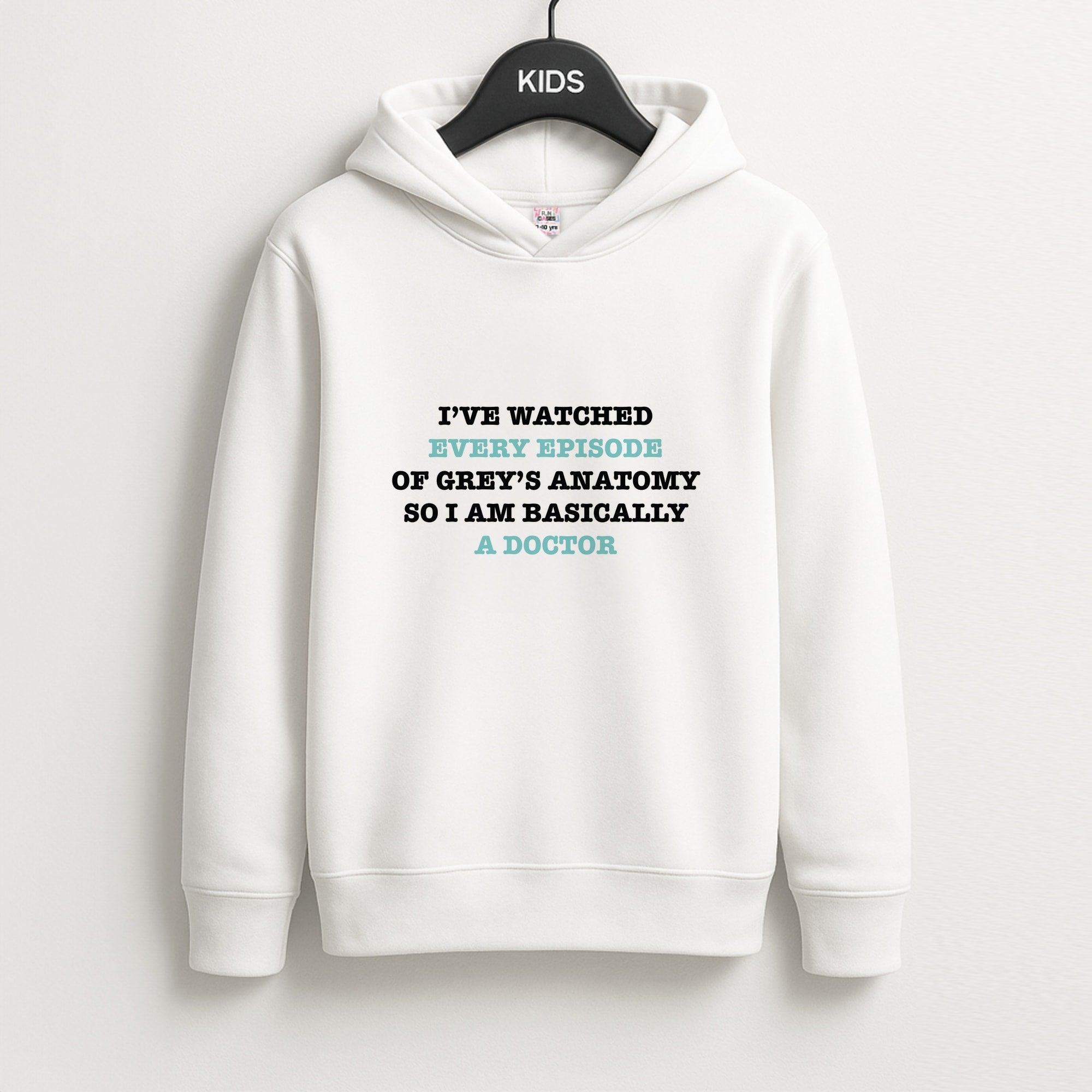 I've Watched Every Episode Of Grey's Kids Hoodie