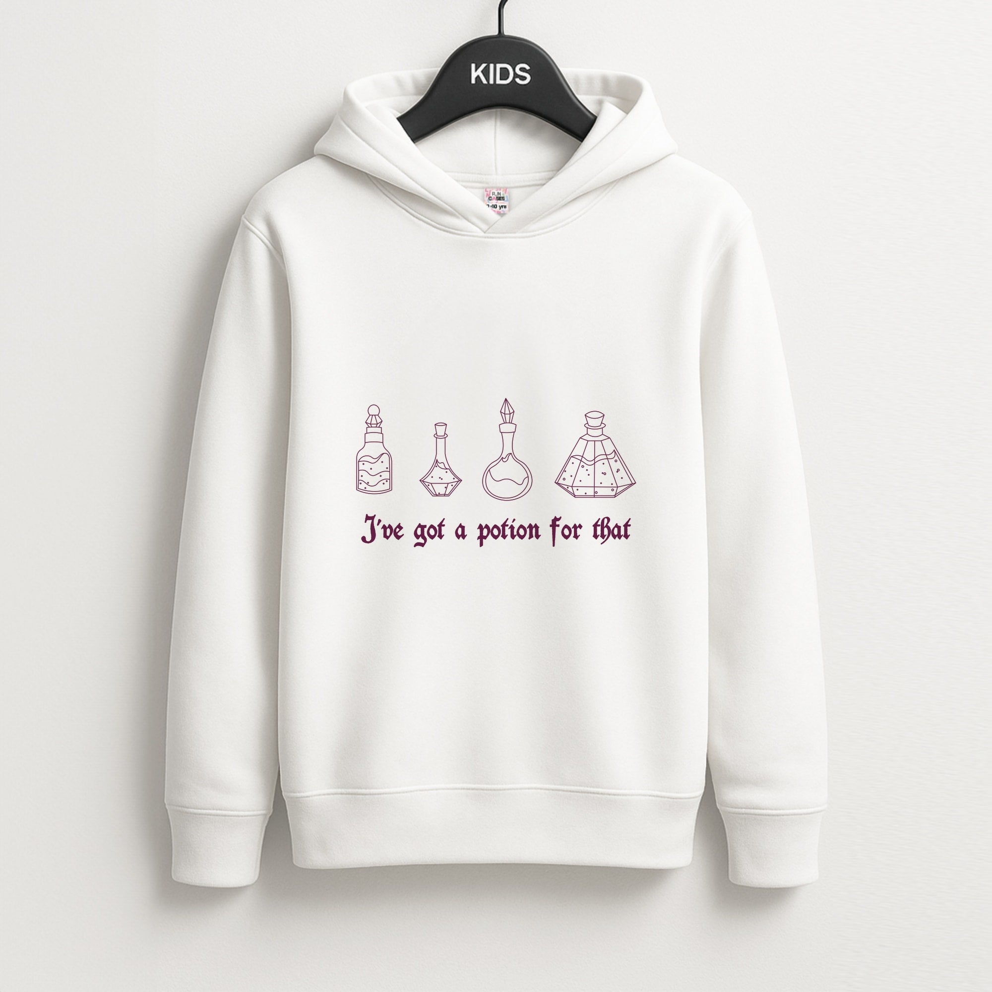 I've Got A Potion For You Dark Pink Unisex Kids Hoodie