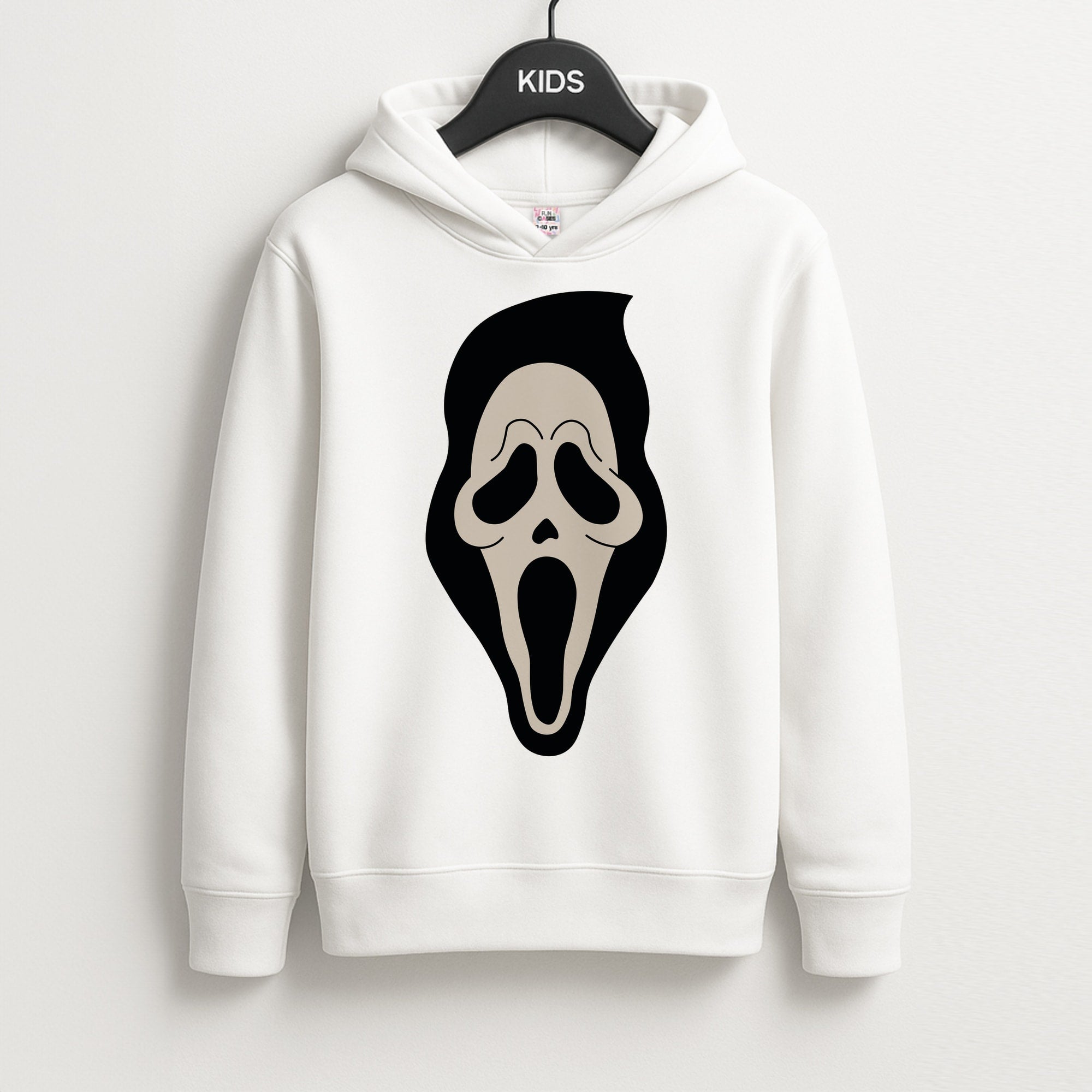 Pink Ghostface Pattern - Scream Unisex Kids Hoodie
