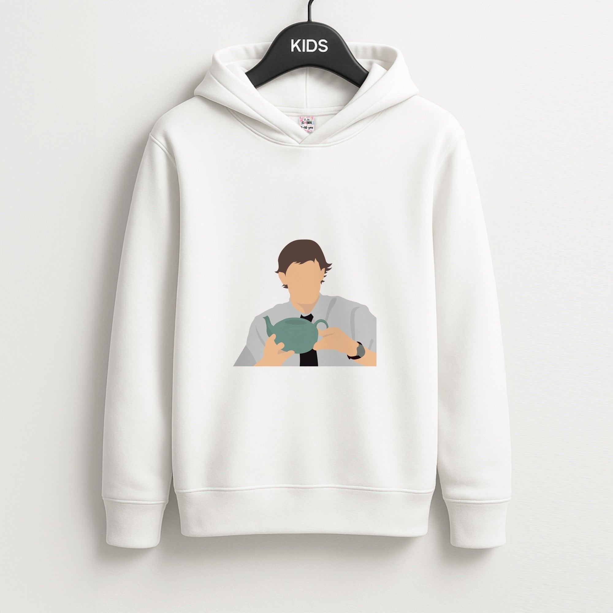 Jim's Tea Pot For Pam Kids Hoodie