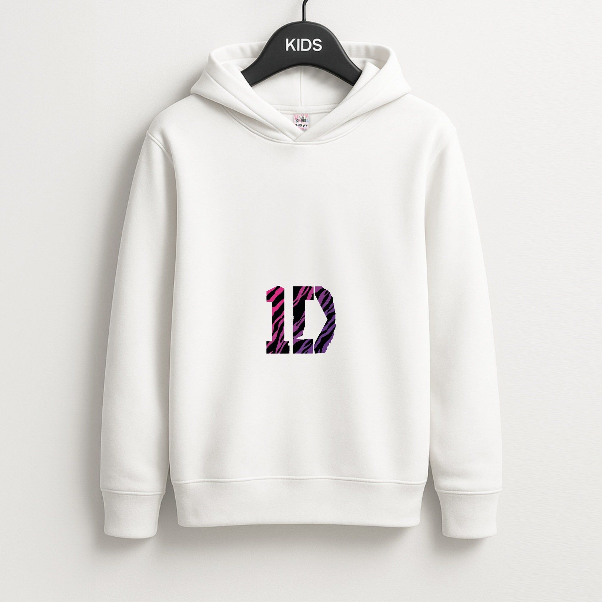 Zebra 1D Kids Hoodie