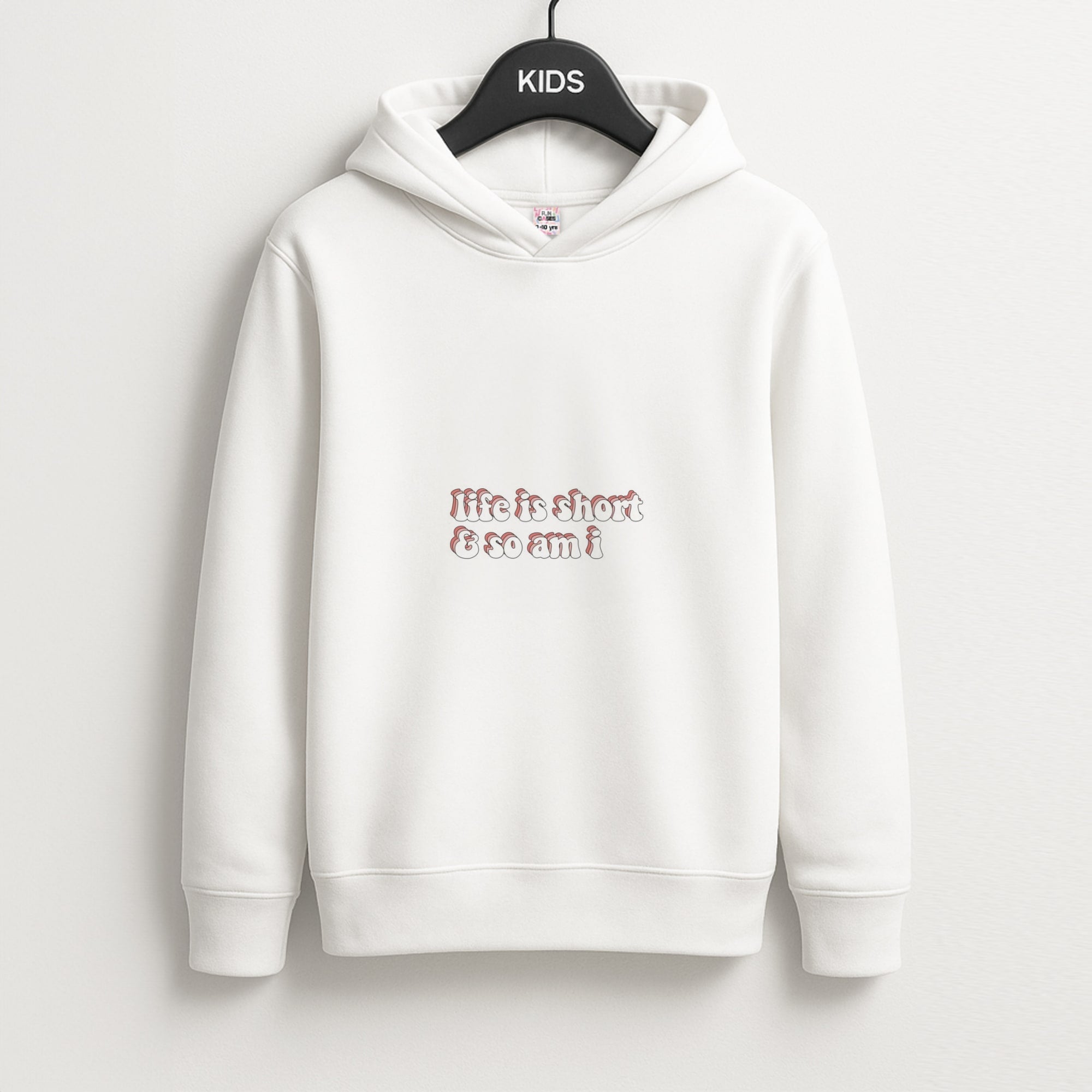 ife Is Short And So Am I - TikTok Unisex Kids Hoodie