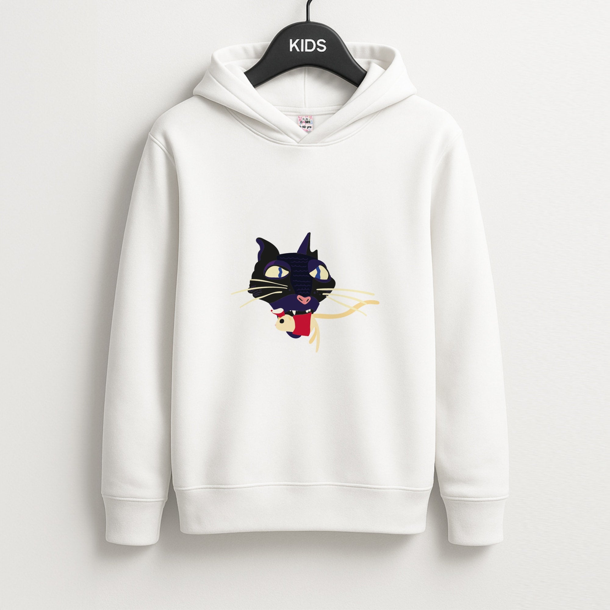 Mouse Eating Unisex Kids Hoodie