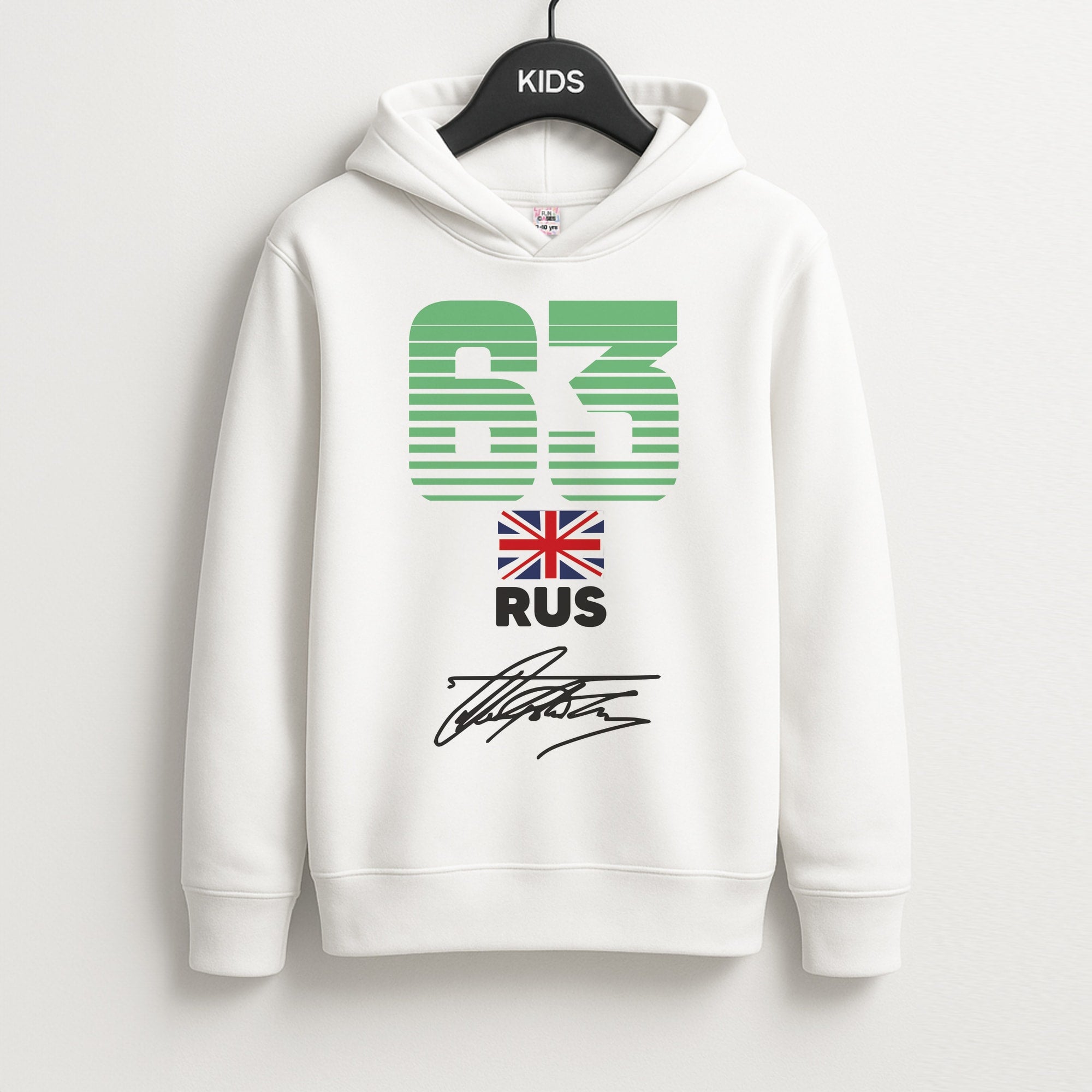 George Russel - F1 Unisex Kids Hoodie